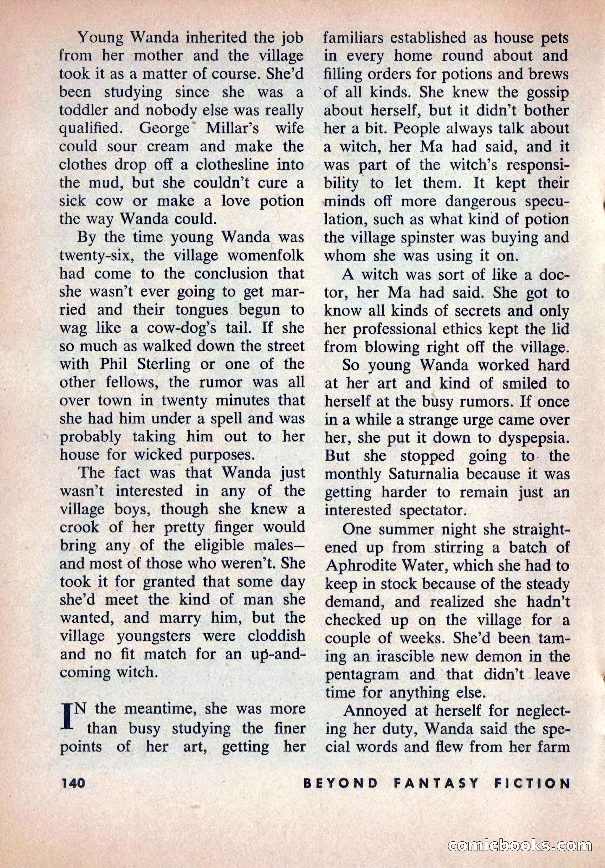 Beyond Fantasy Fiction, Volume 1, Number 5 — page 143 of 164