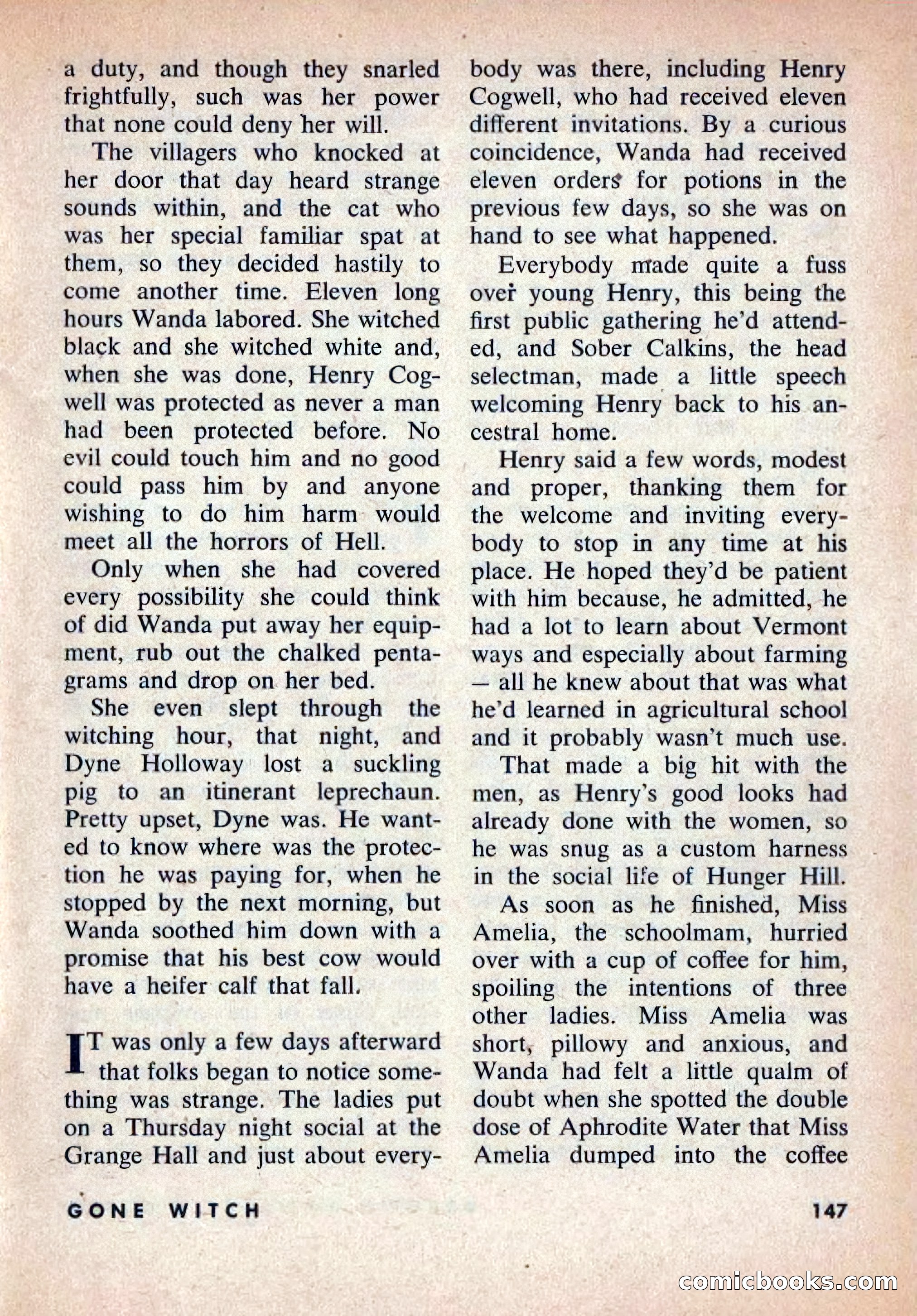 Beyond Fantasy Fiction, Volume 1, Number 5 — page 150 of 164