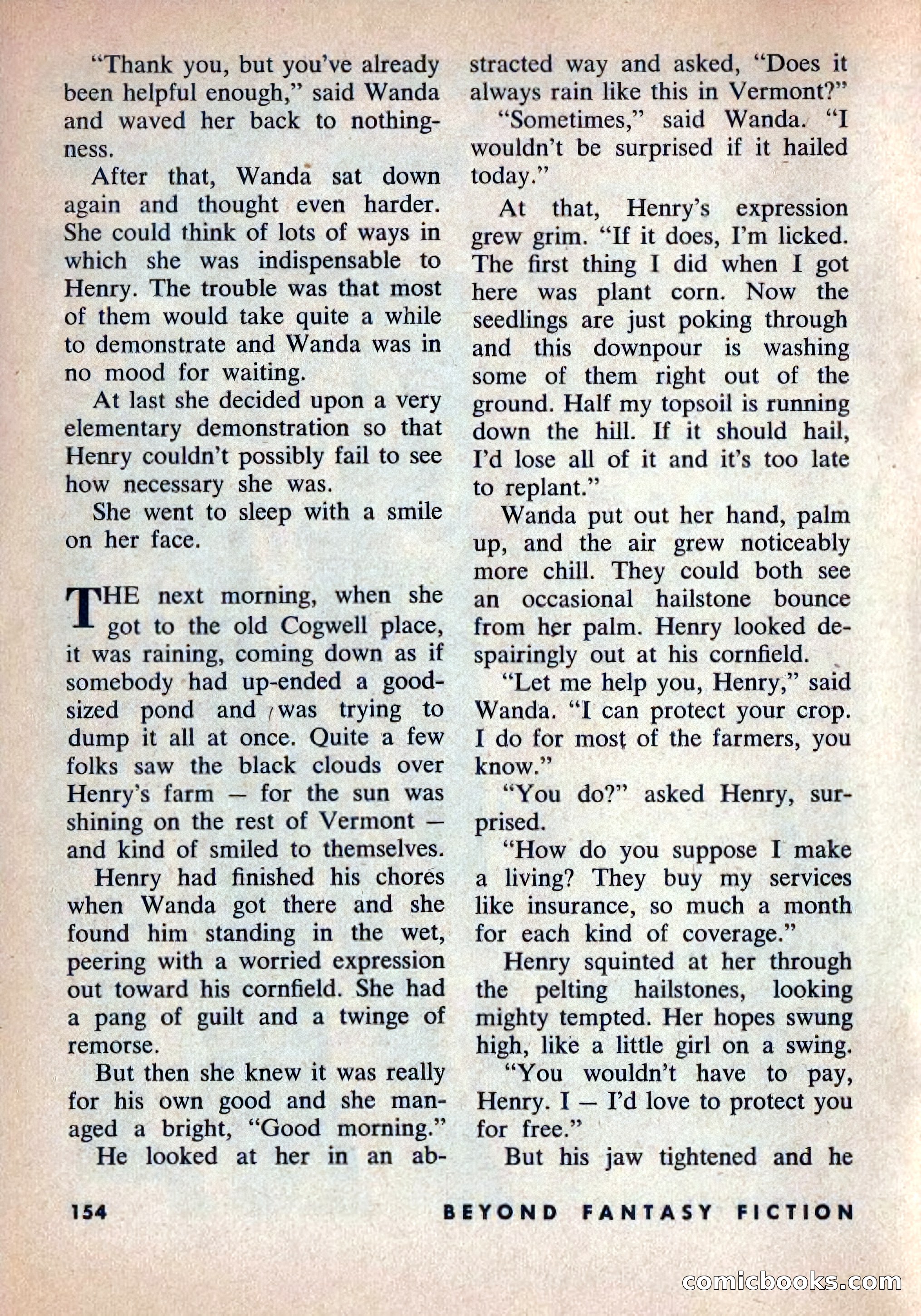 Beyond Fantasy Fiction, Volume 1, Number 5 — page 157 of 164
