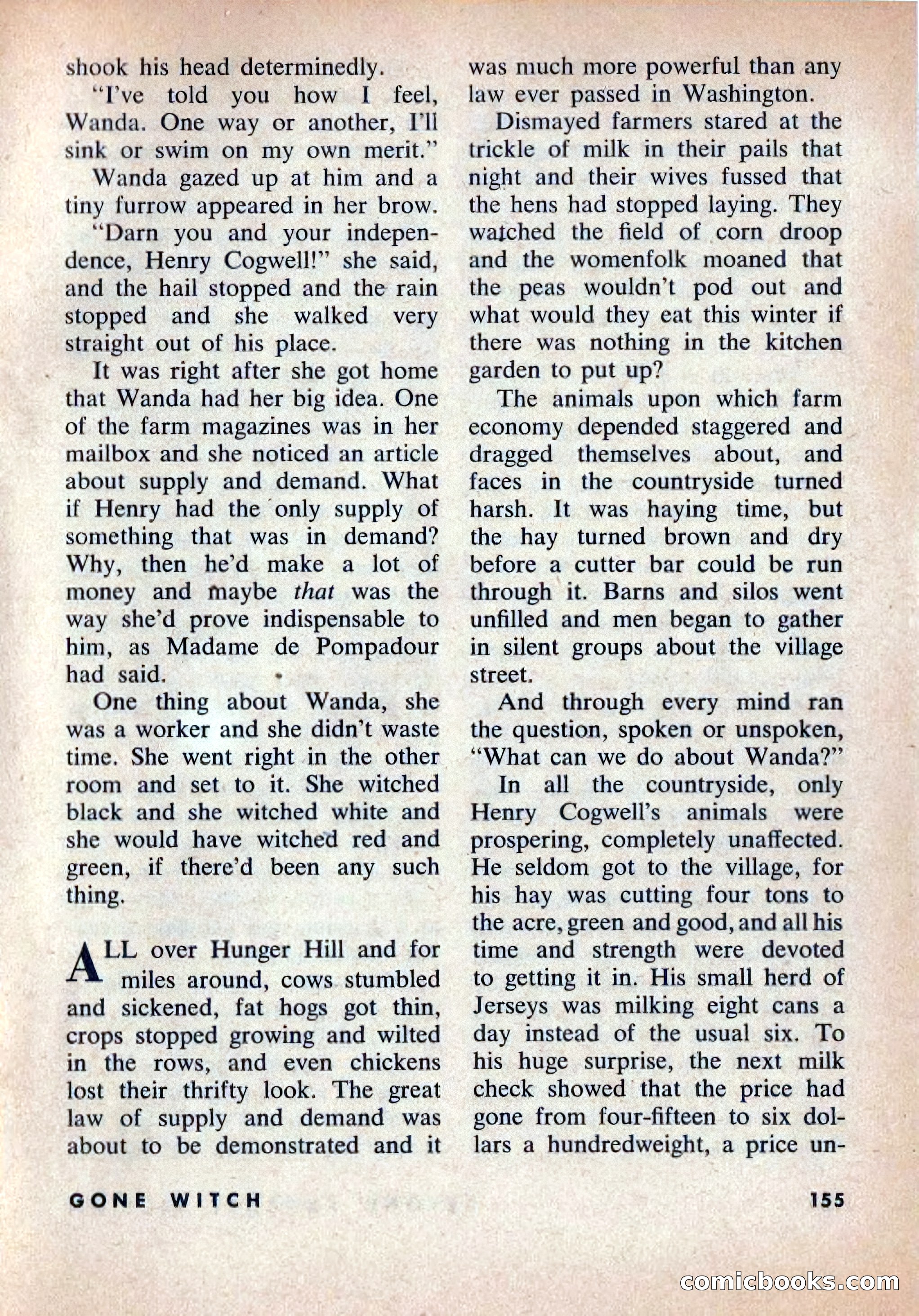 Beyond Fantasy Fiction, Volume 1, Number 5 — page 158 of 164