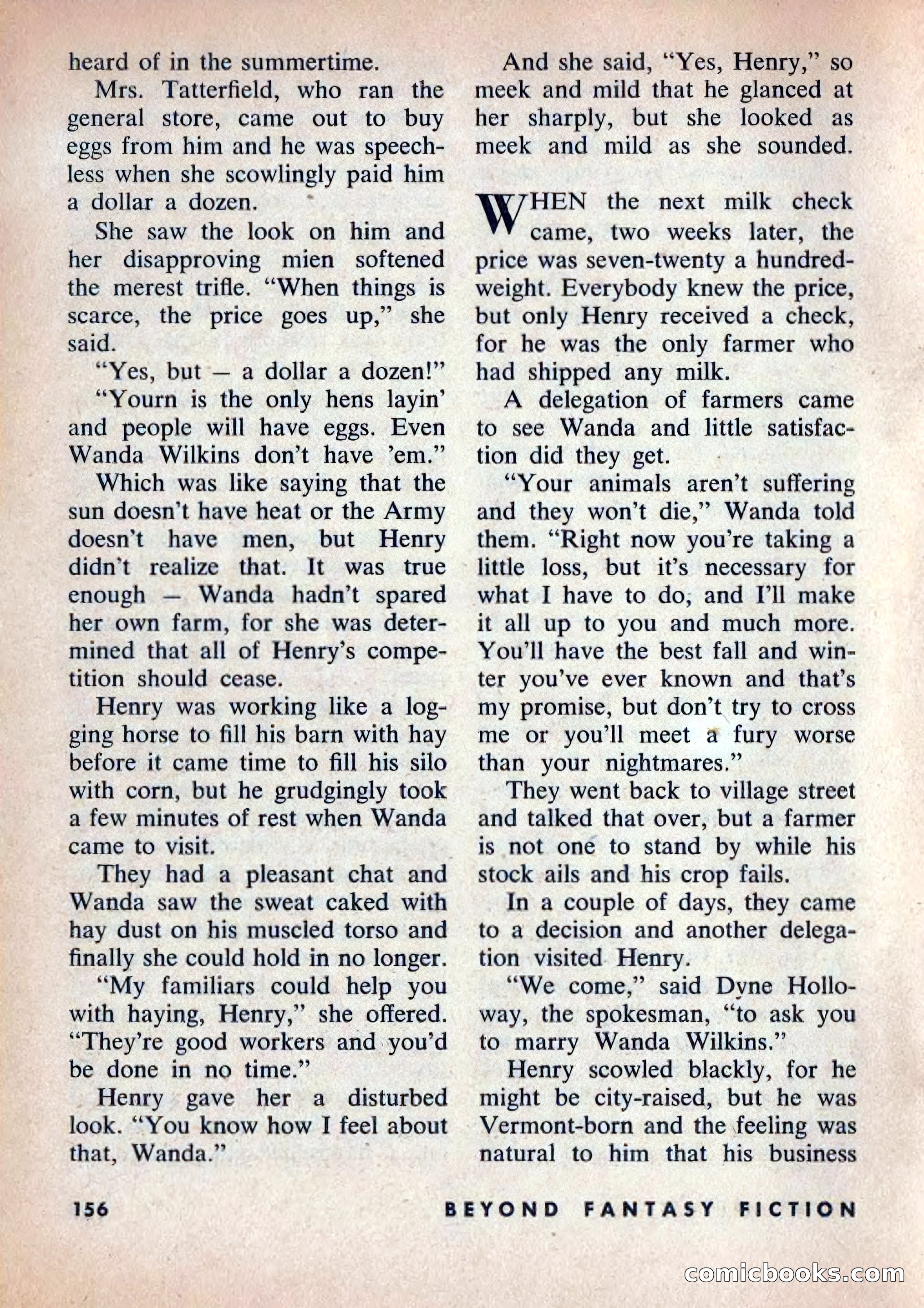 Beyond Fantasy Fiction, Volume 1, Number 5 — page 159 of 164