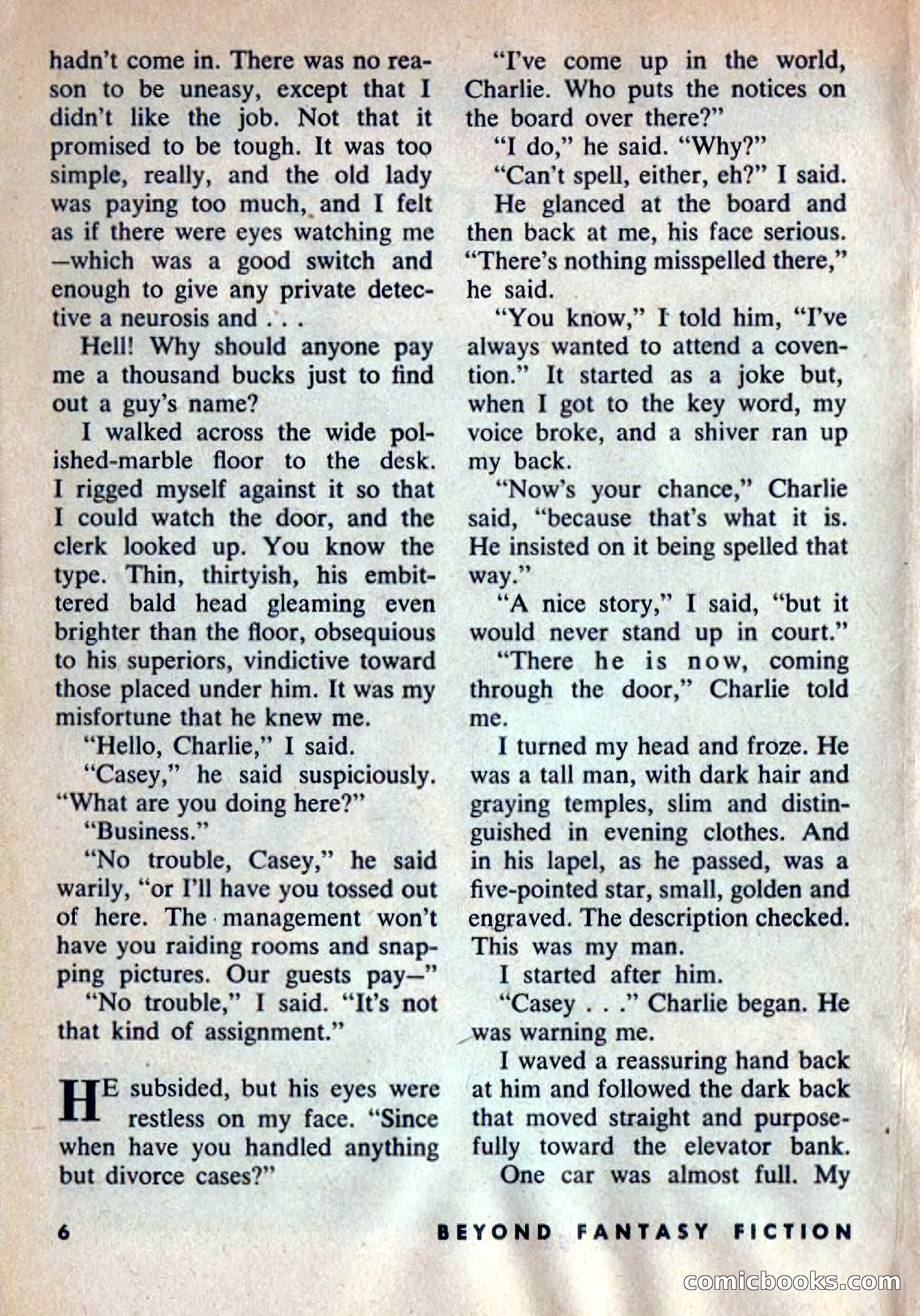 Beyond Fantasy Fiction, Vol. 1, No. 6 — page 9 of 164