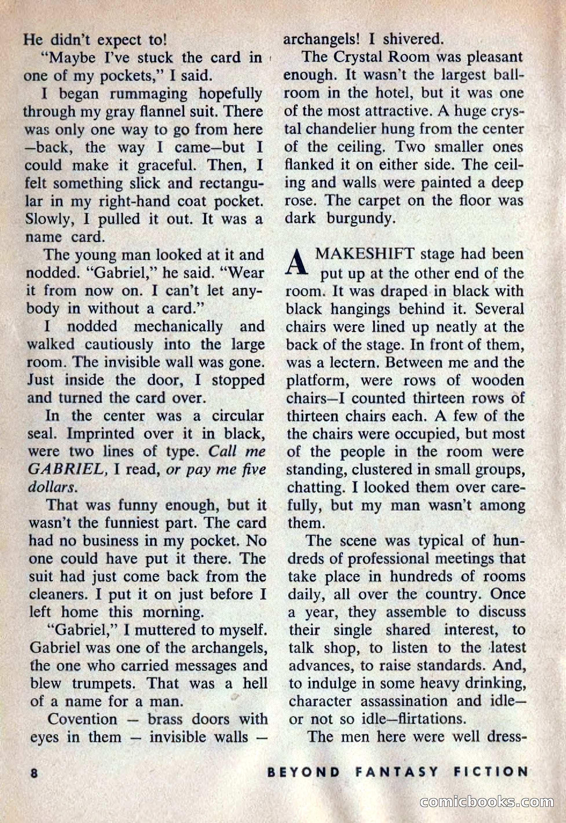 Beyond Fantasy Fiction, Vol. 1, No. 6 — page 11 of 164