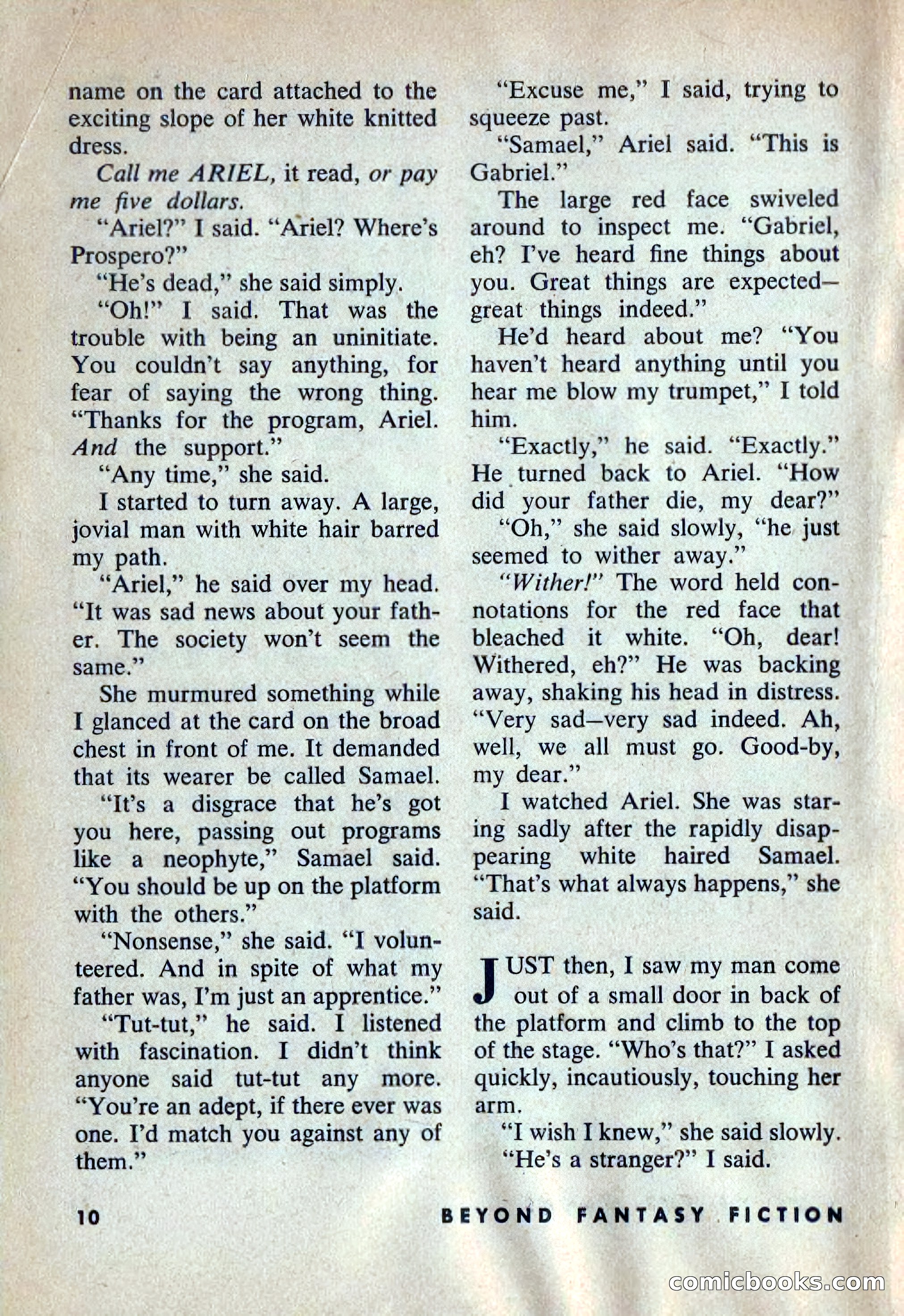 Beyond Fantasy Fiction, Vol. 1, No. 6 — page 13 of 164