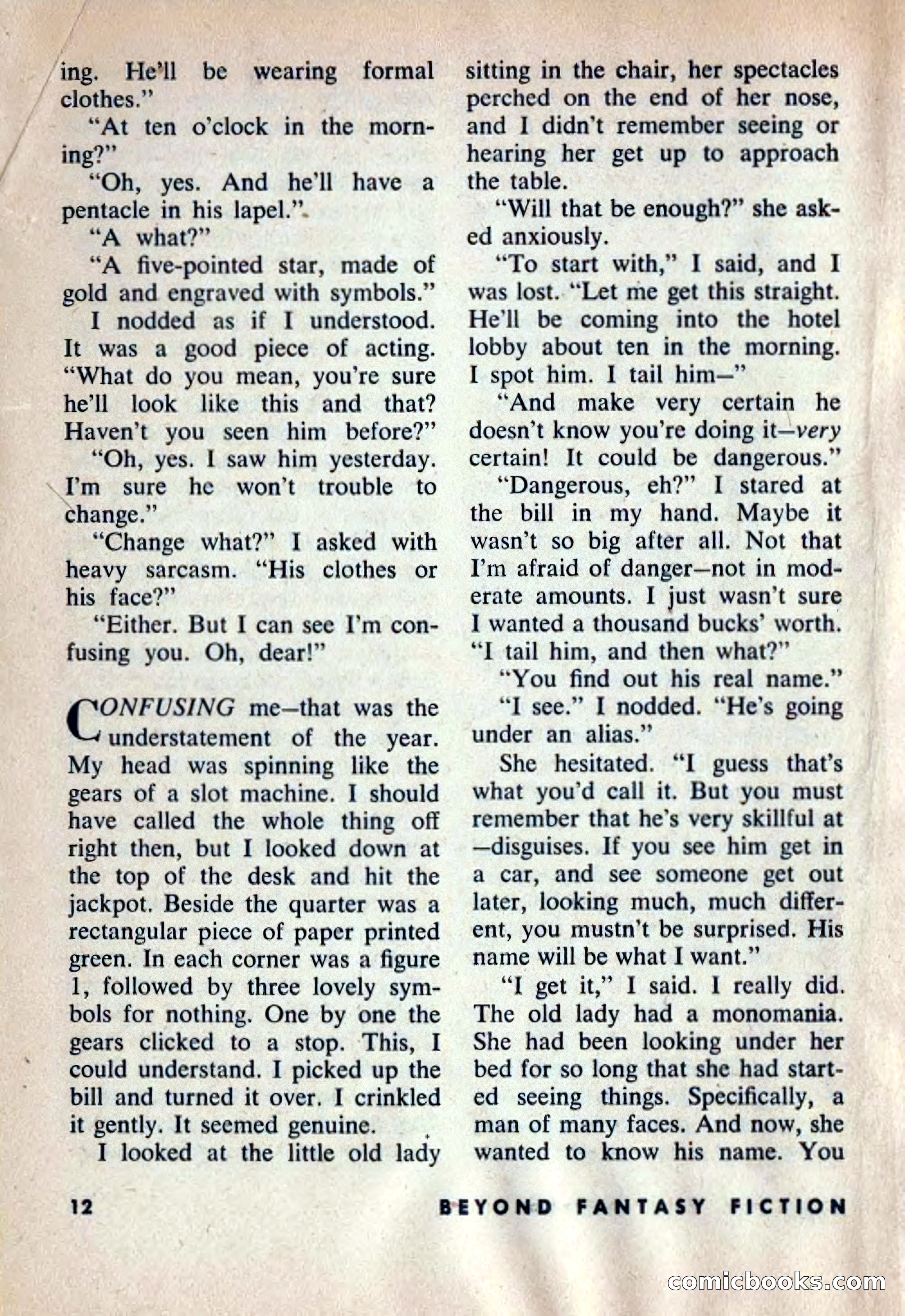 Beyond Fantasy Fiction, Vol. 1, No. 6 — page 15 of 164