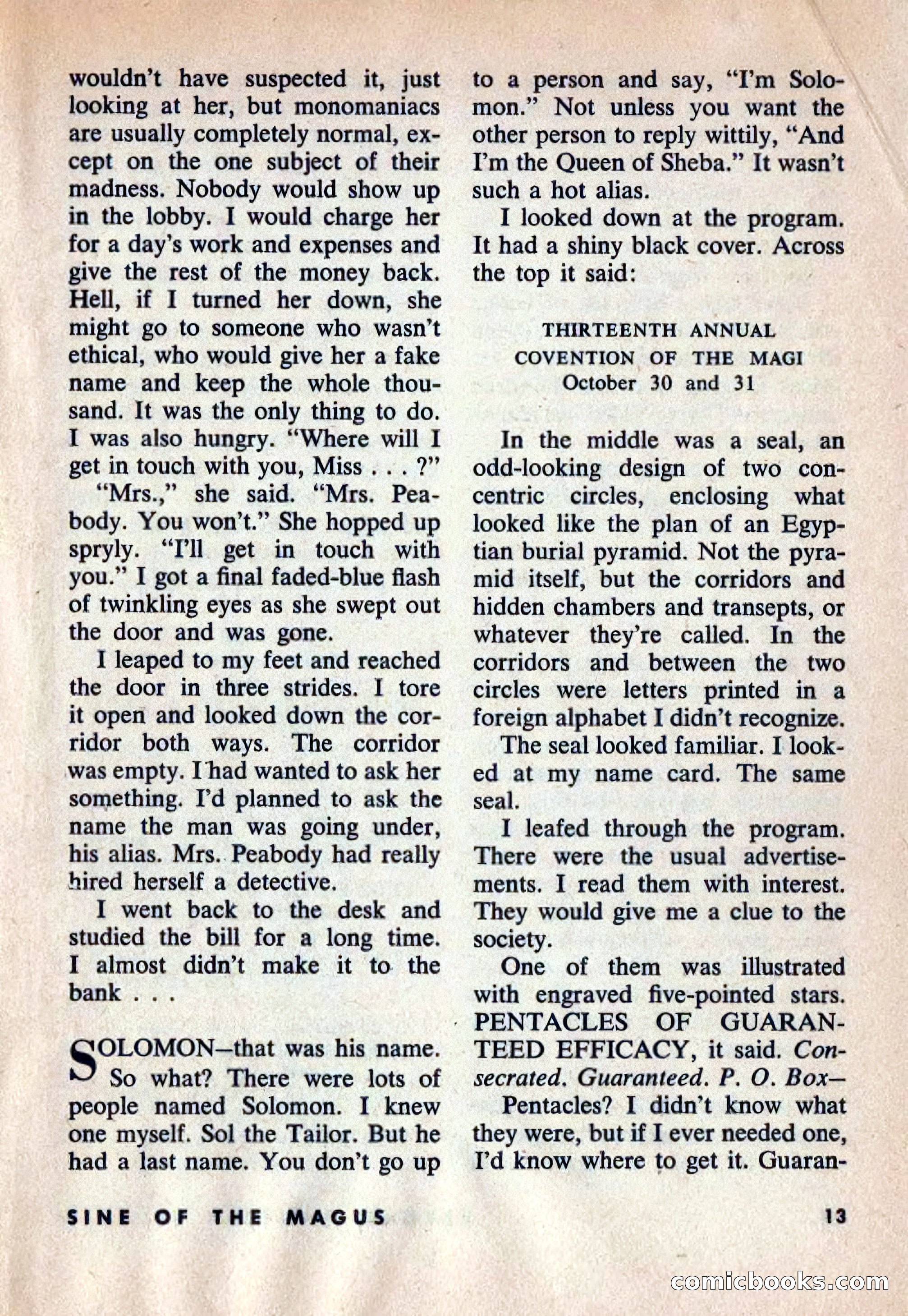 Beyond Fantasy Fiction, Vol. 1, No. 6 — page 16 of 164