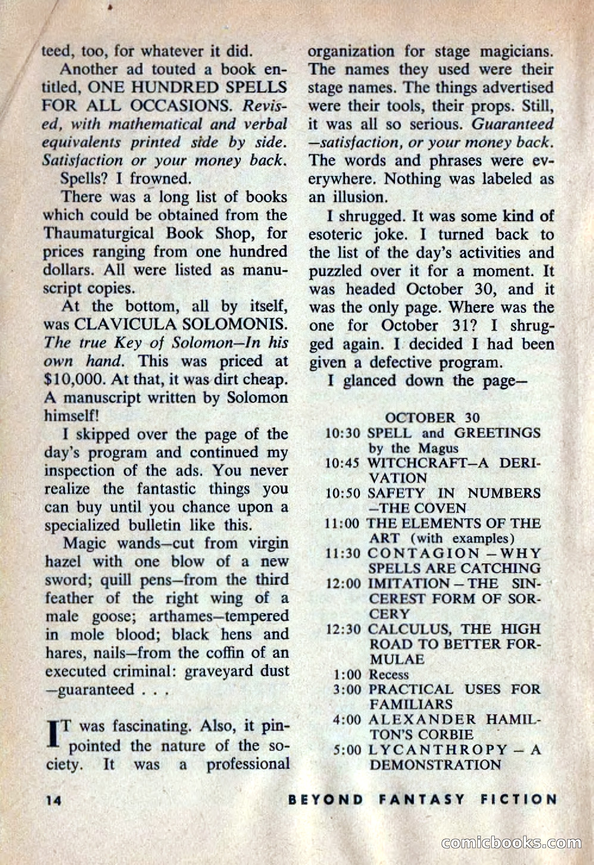 Beyond Fantasy Fiction, Vol. 1, No. 6 — page 17 of 164