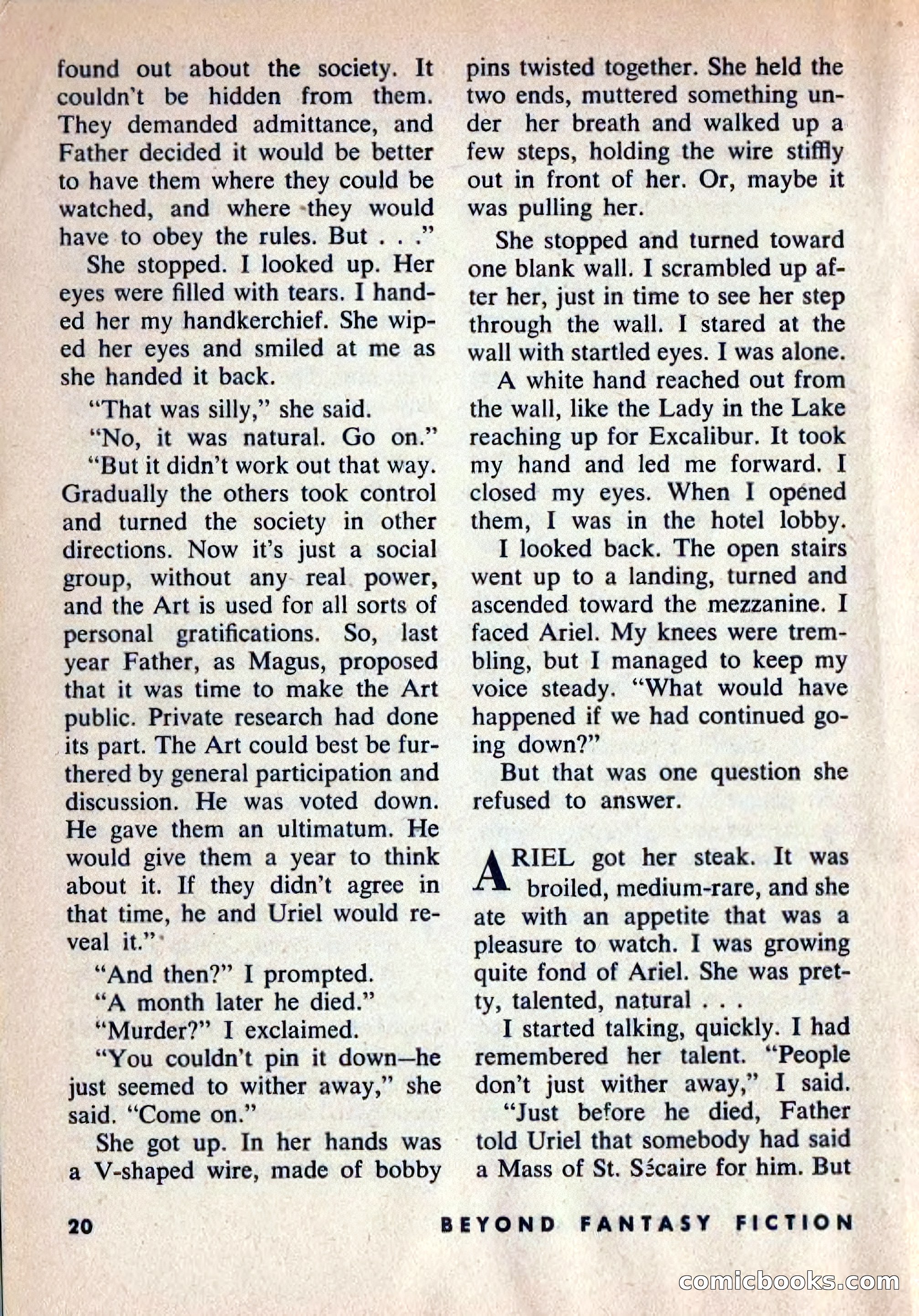 Beyond Fantasy Fiction, Vol. 1, No. 6 — page 23 of 164