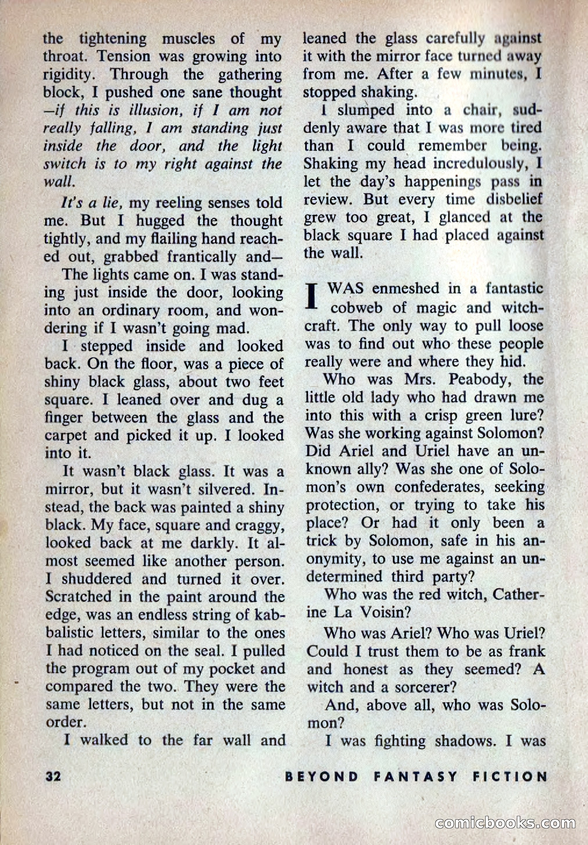 Beyond Fantasy Fiction, Vol. 1, No. 6 — page 35 of 164