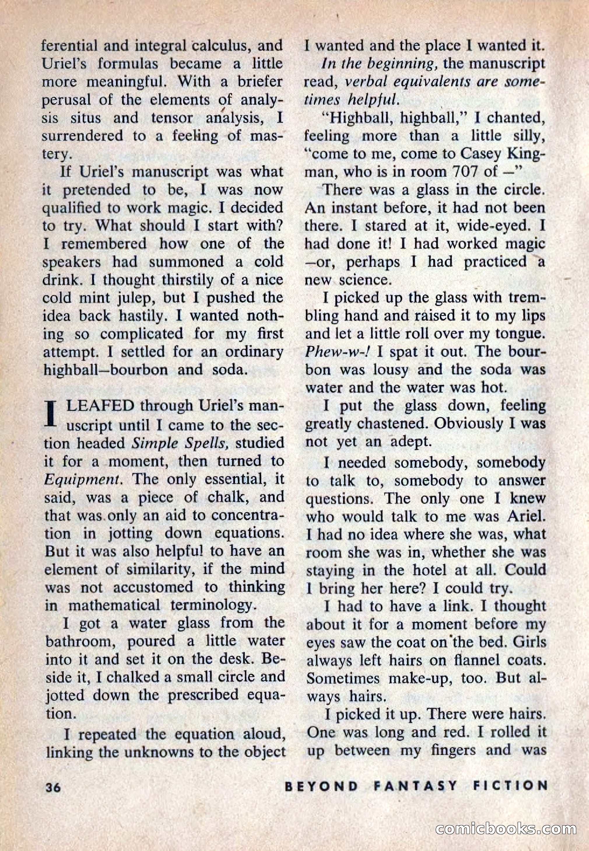 Beyond Fantasy Fiction, Vol. 1, No. 6 — page 39 of 164