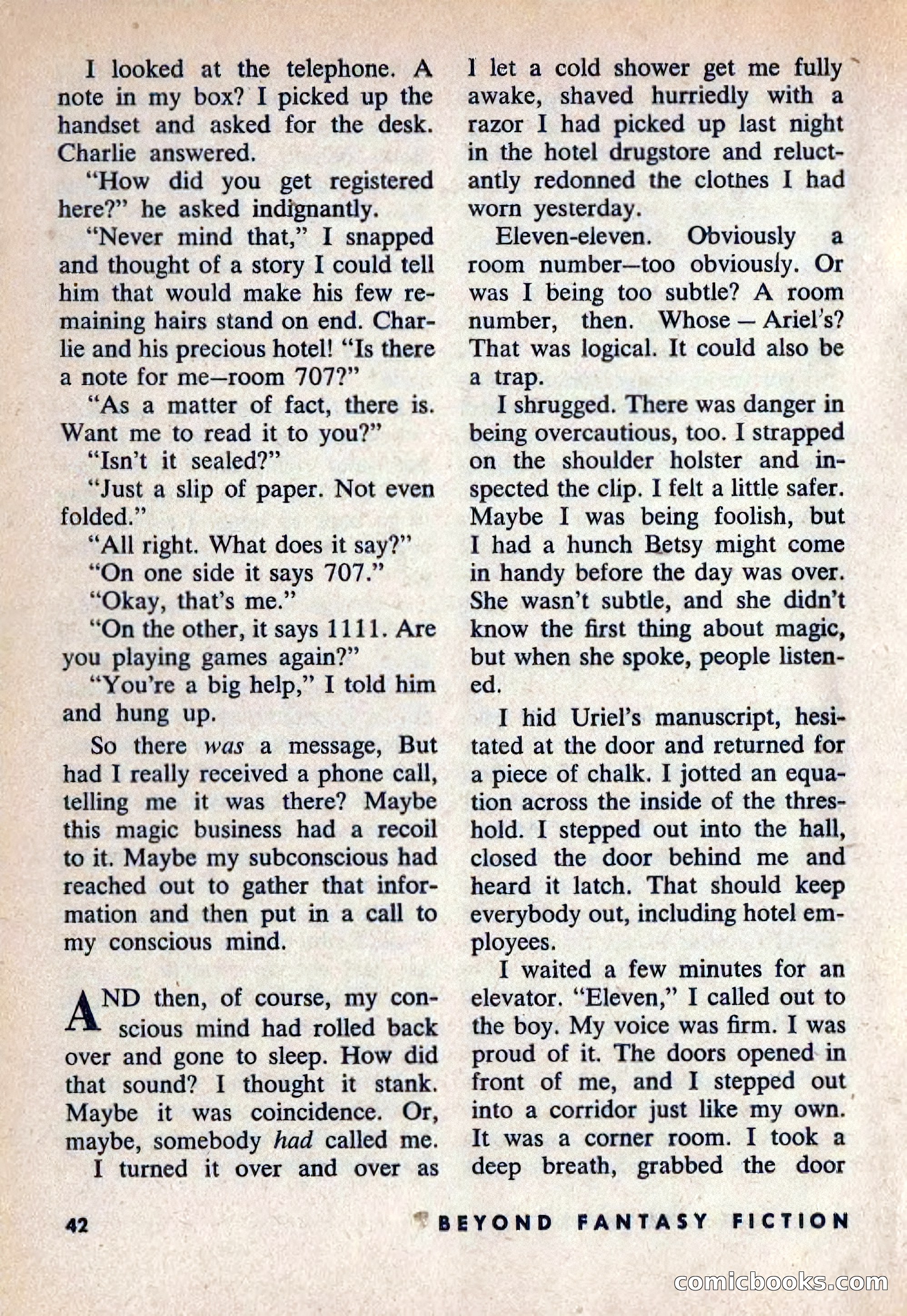 Beyond Fantasy Fiction, Vol. 1, No. 6 — page 45 of 164