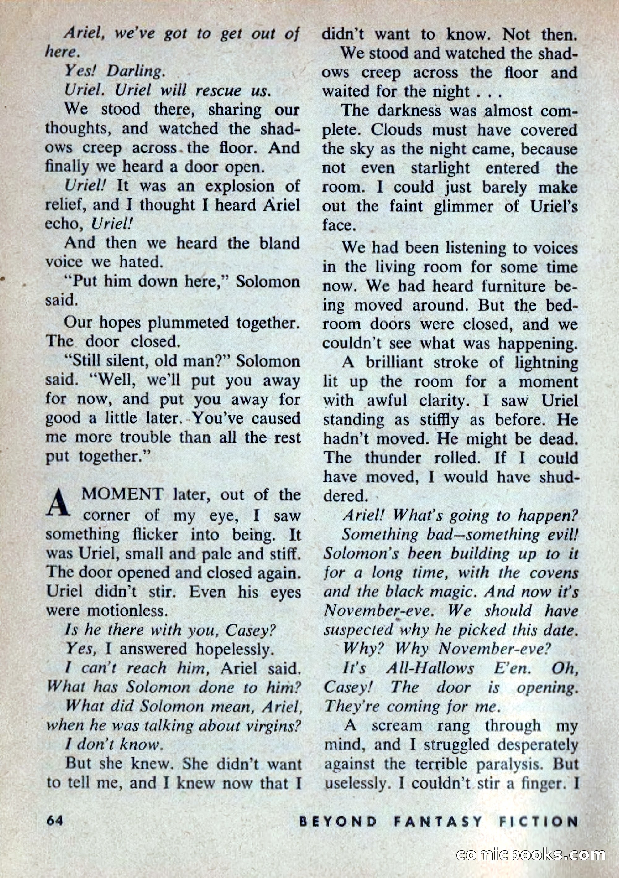 Beyond Fantasy Fiction, Vol. 1, No. 6 — page 67 of 164