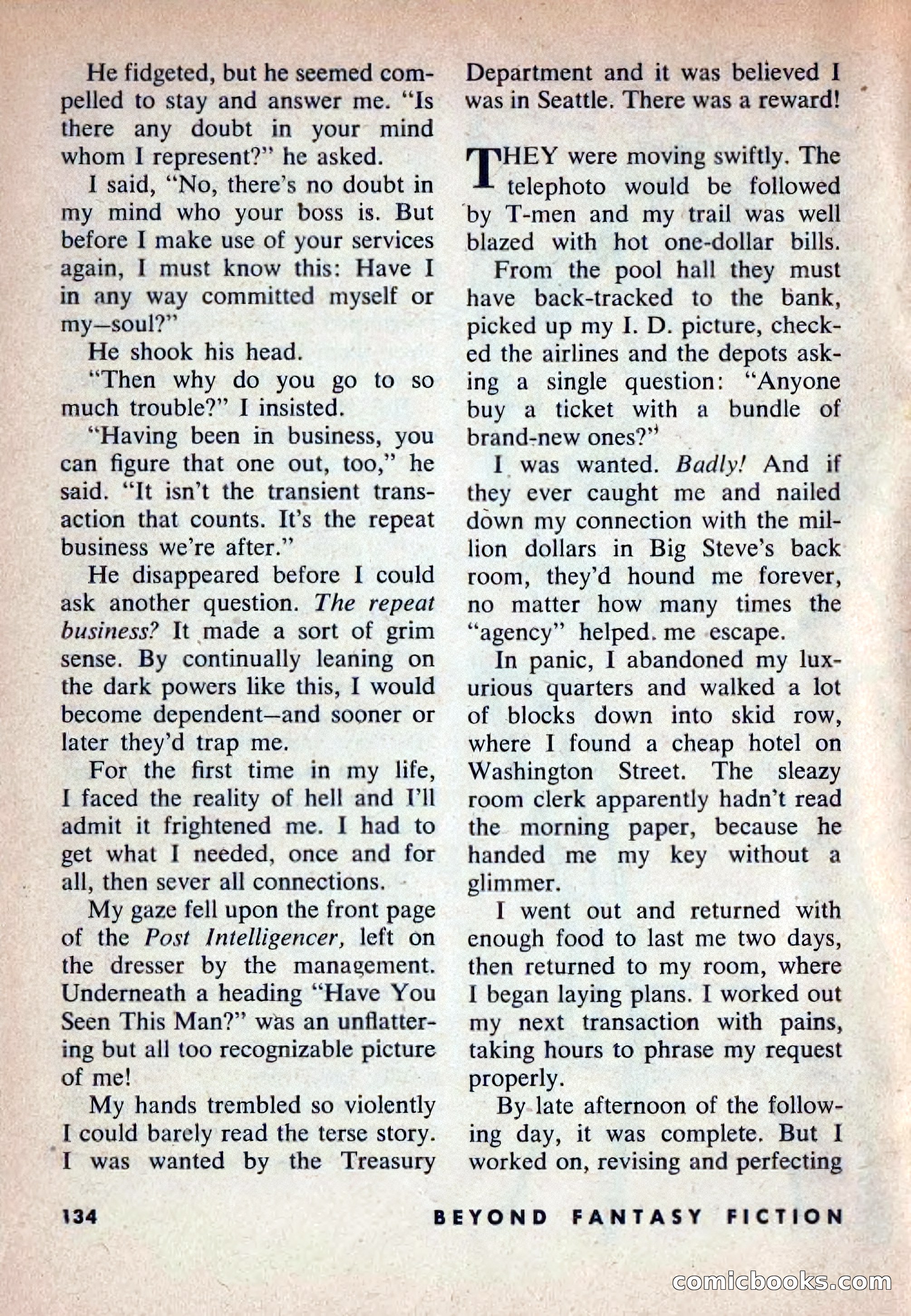 Beyond Fantasy Fiction, Vol. 1, No. 6 — page 137 of 164