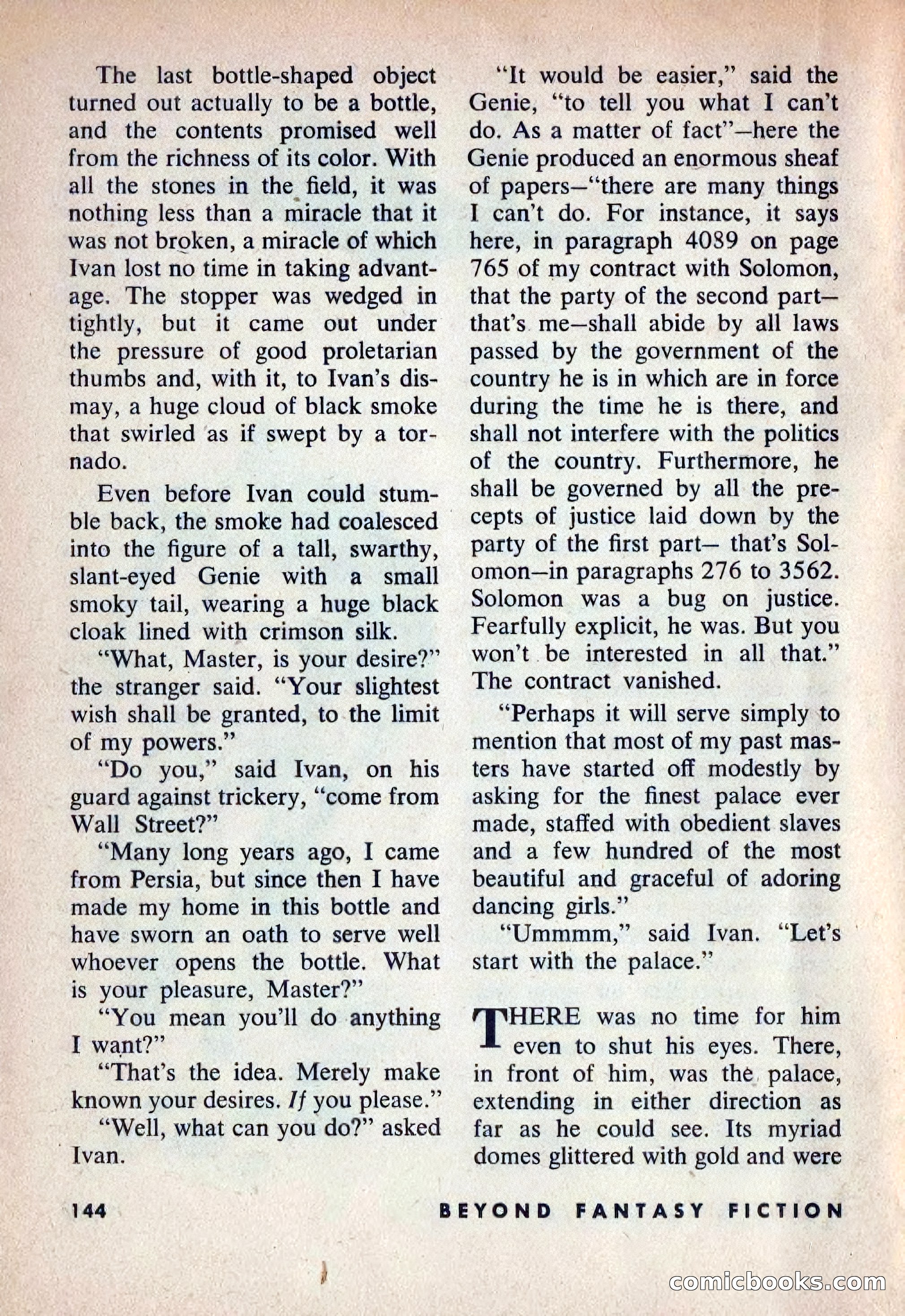 Beyond Fantasy Fiction, Vol. 1, No. 6 — page 147 of 164