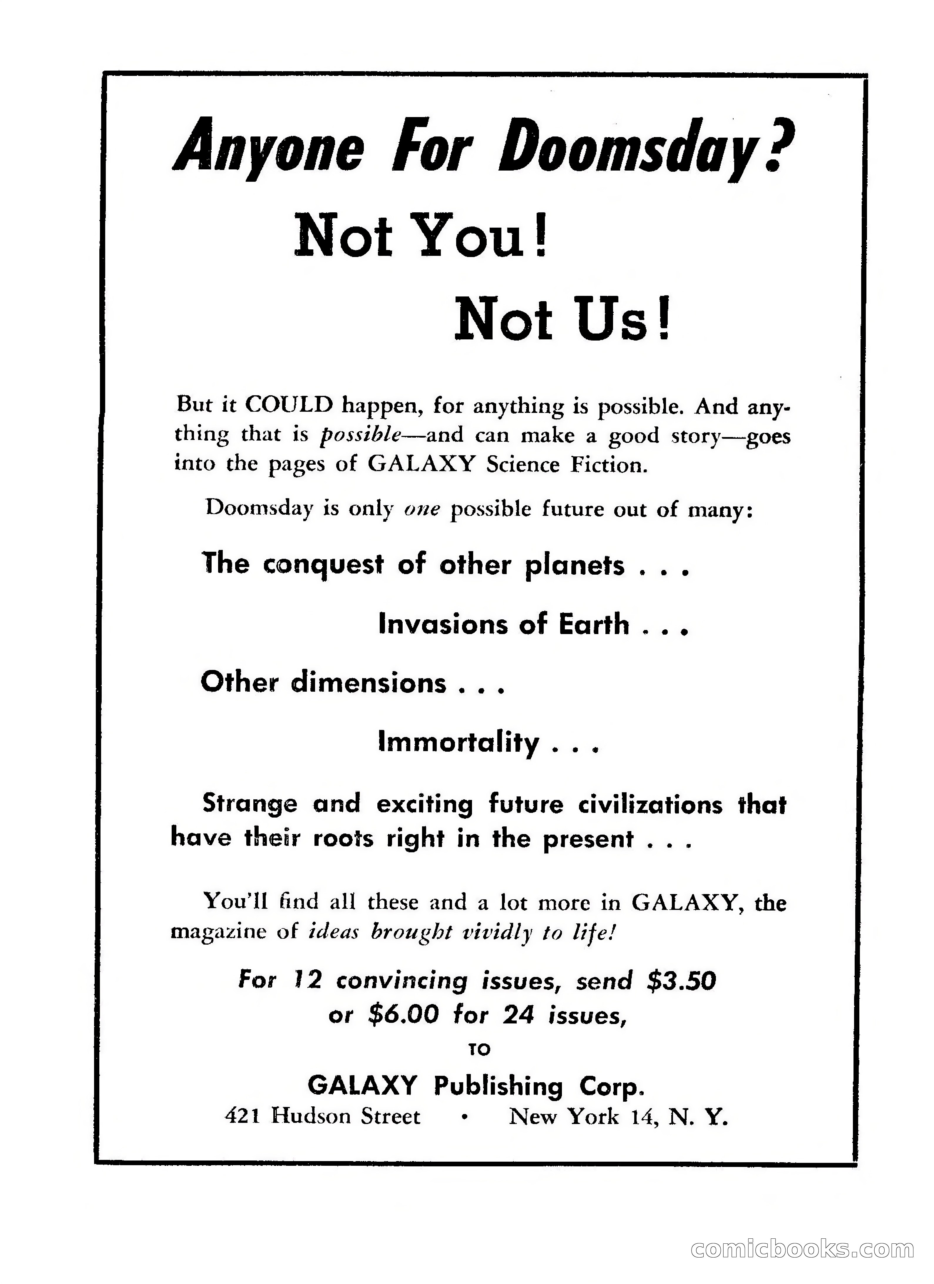 Beyond Fantasy Fiction, July 1954 — page 2 of 164