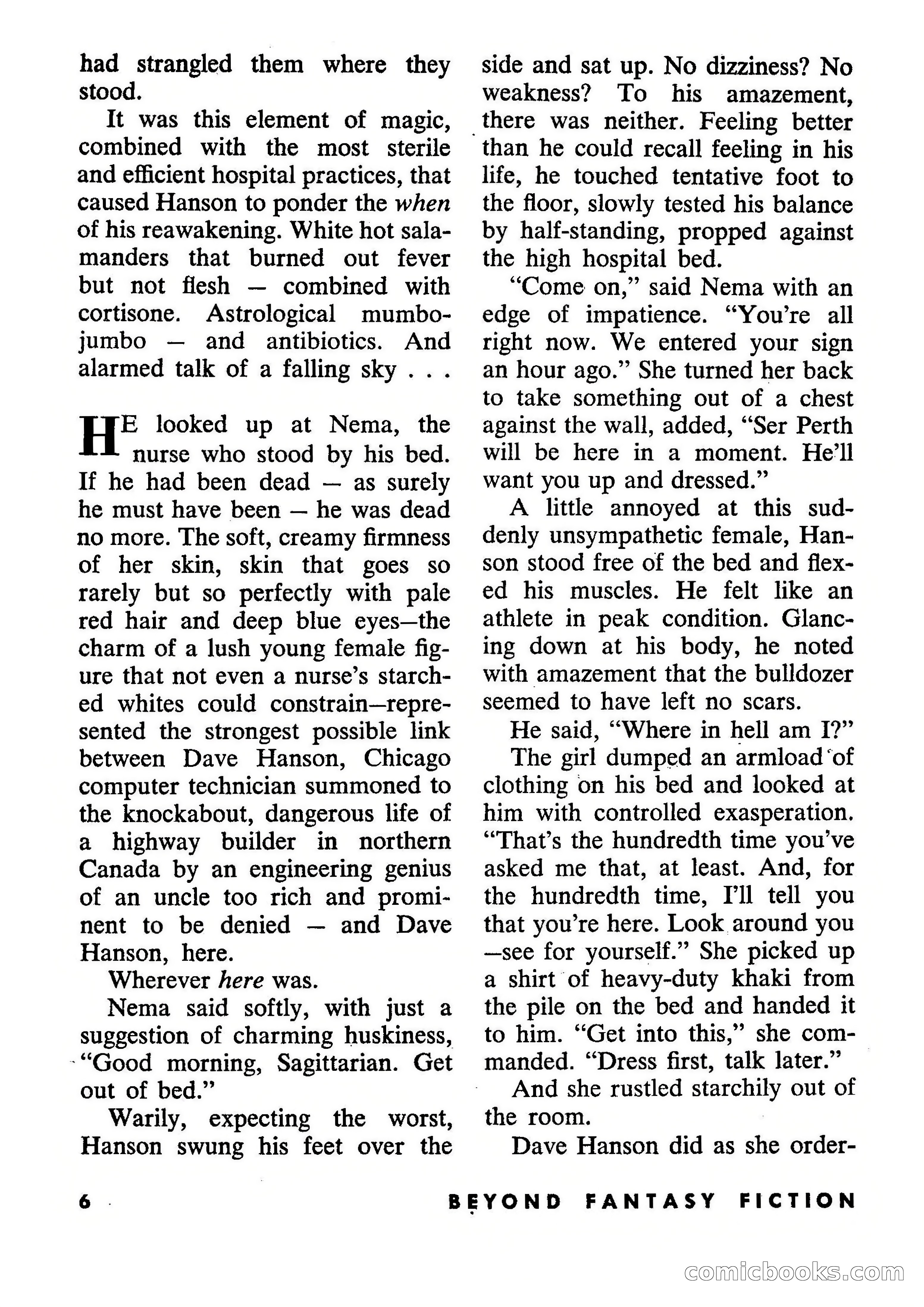 Beyond Fantasy Fiction, July 1954 — page 8 of 164