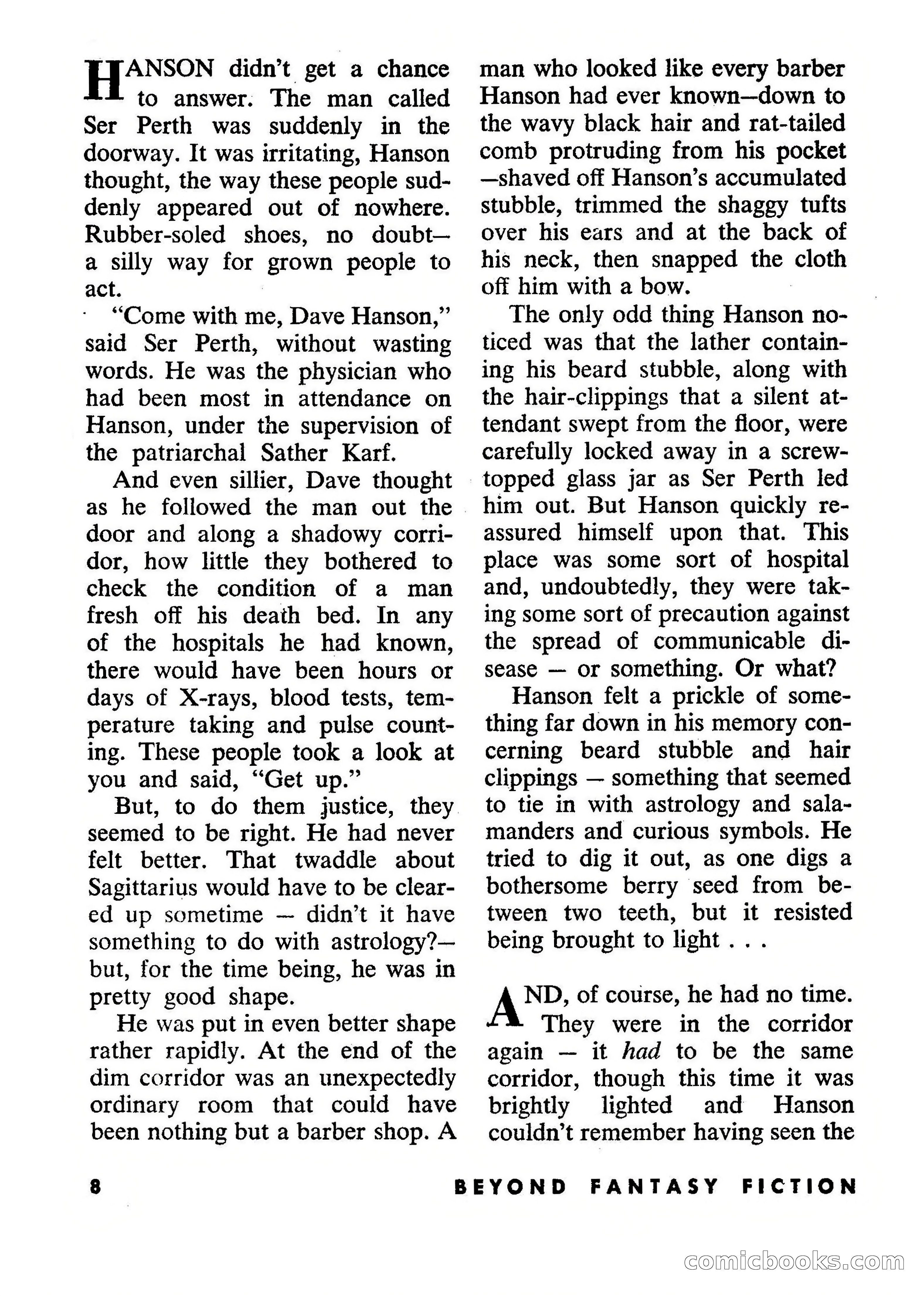 Beyond Fantasy Fiction, July 1954 — page 10 of 164