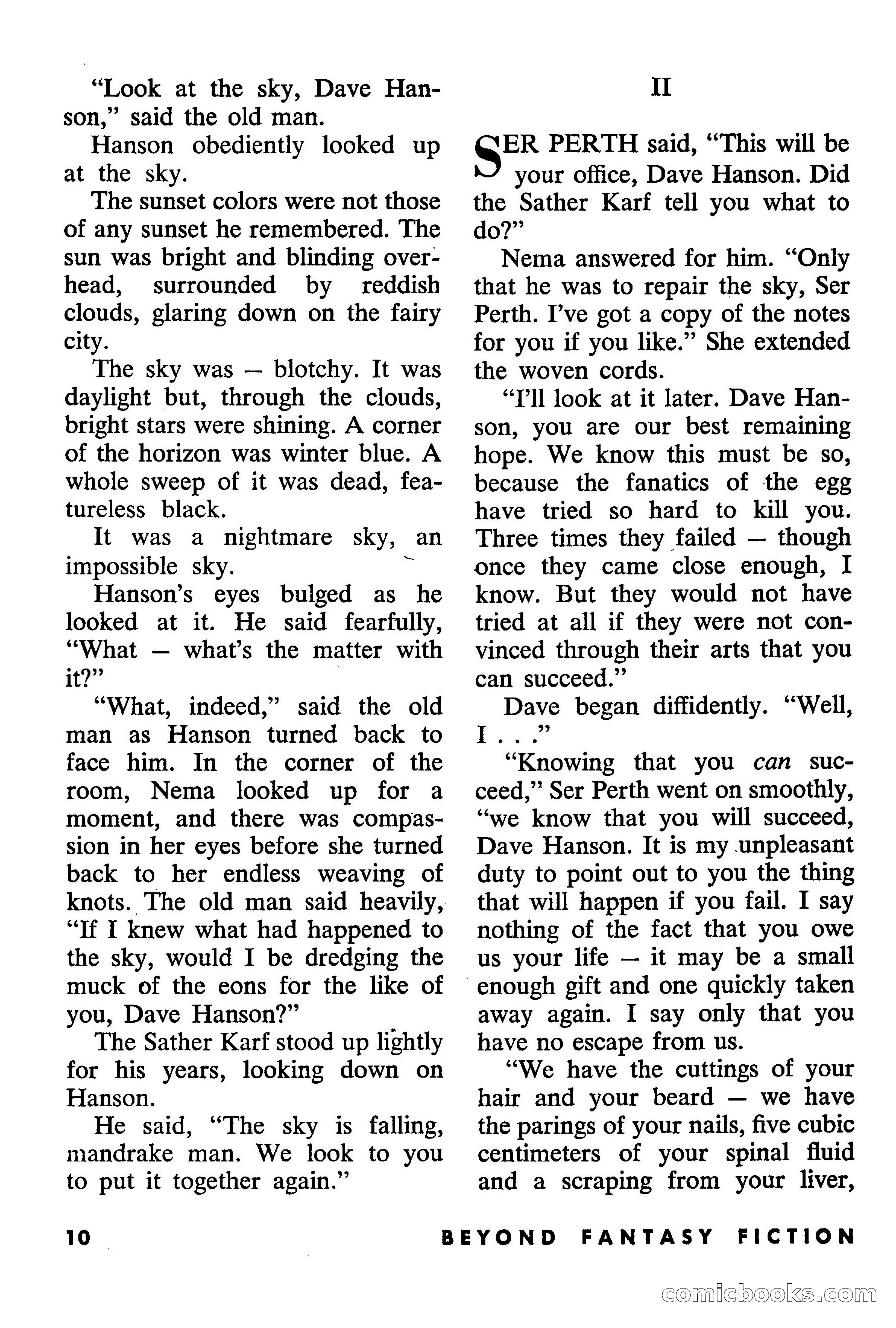 Beyond Fantasy Fiction, July 1954 — page 12 of 164