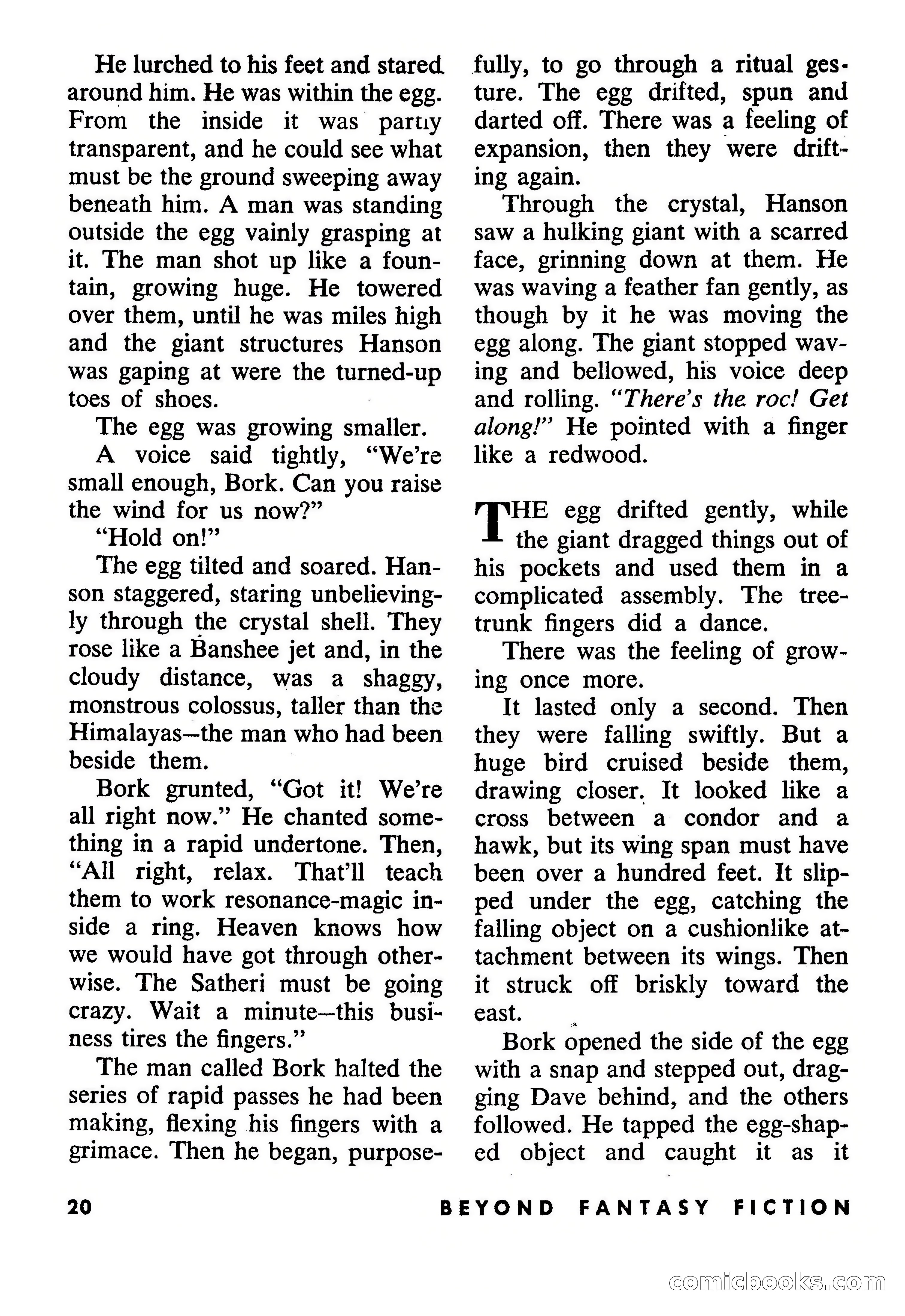 Beyond Fantasy Fiction, July 1954 — page 22 of 164