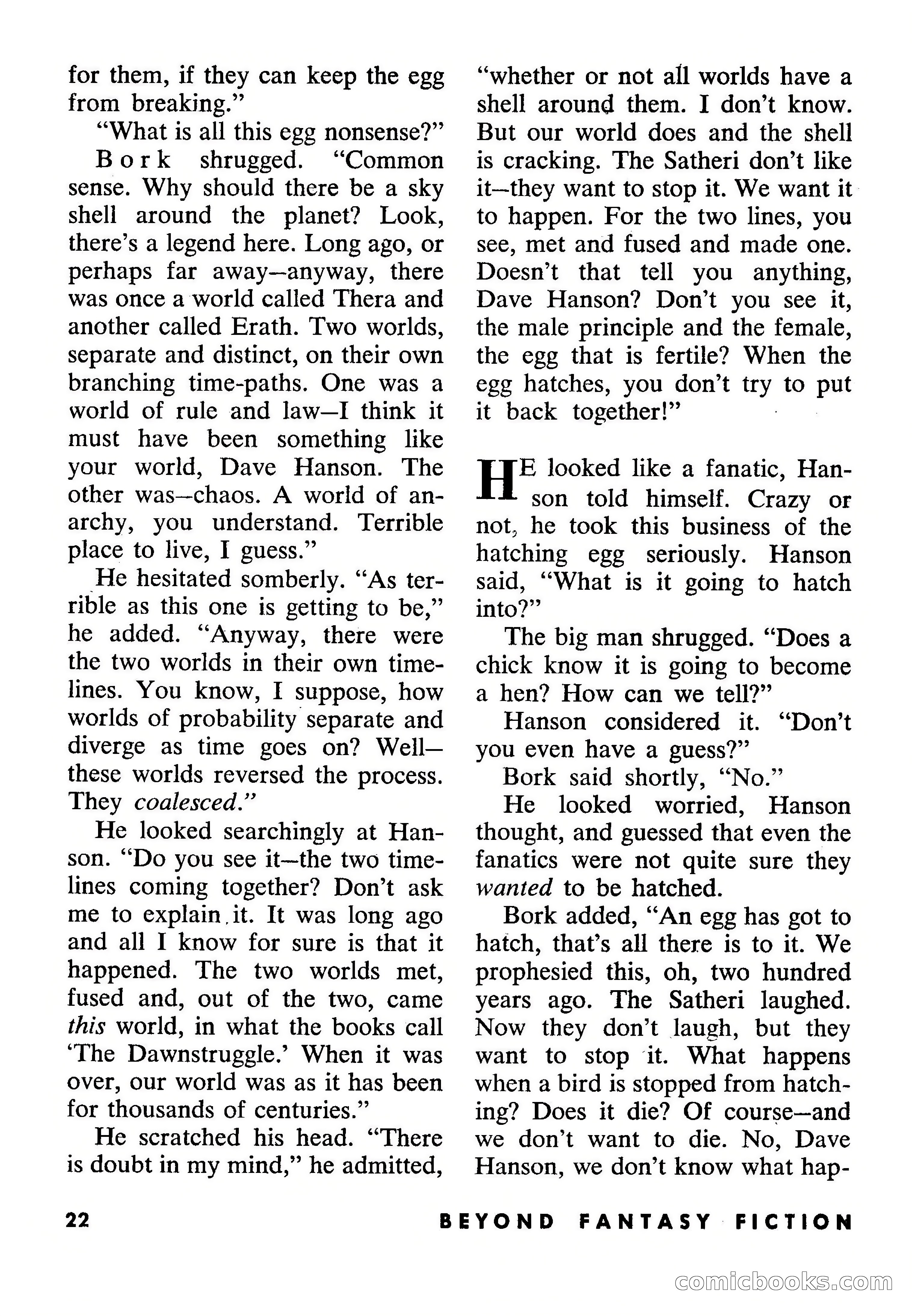 Beyond Fantasy Fiction, July 1954 — page 24 of 164