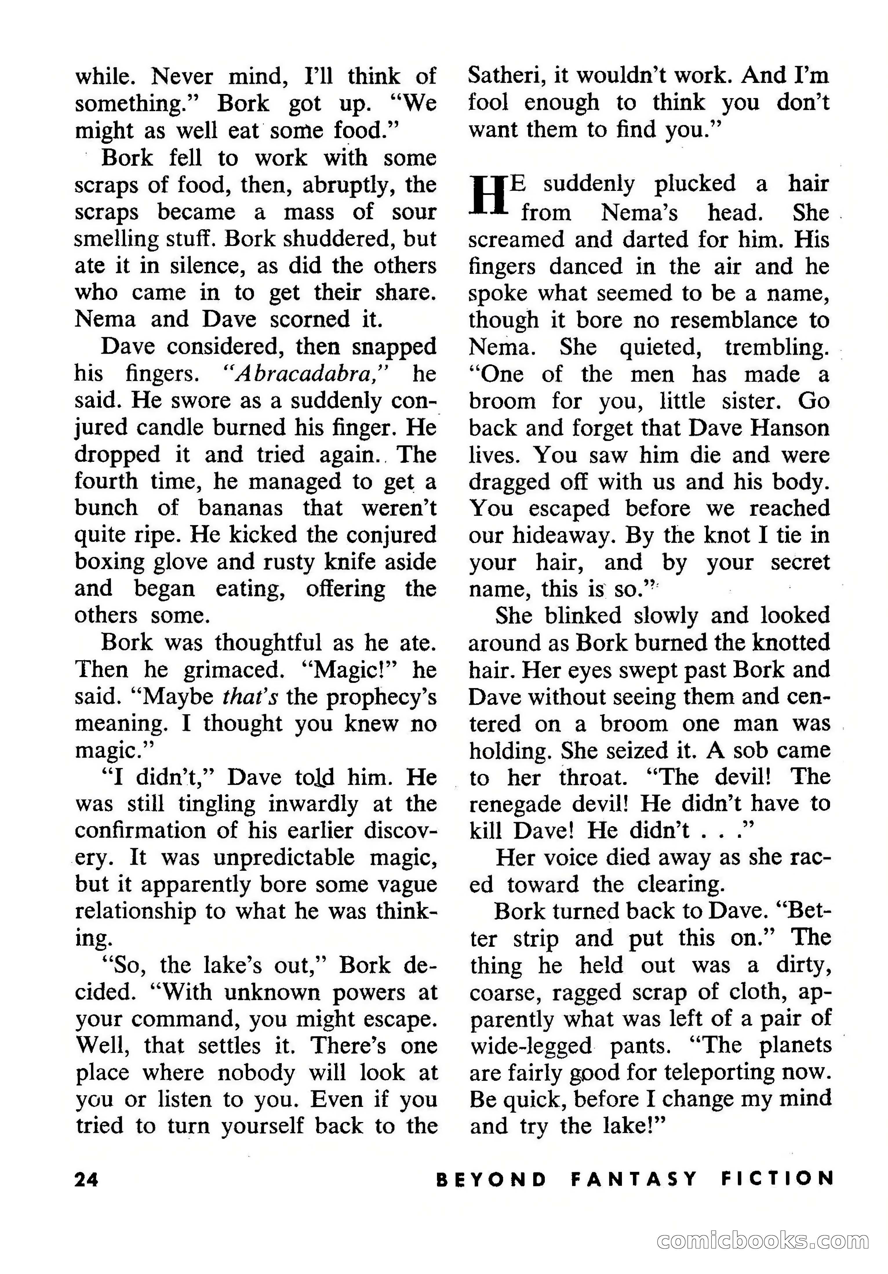Beyond Fantasy Fiction, July 1954 — page 26 of 164