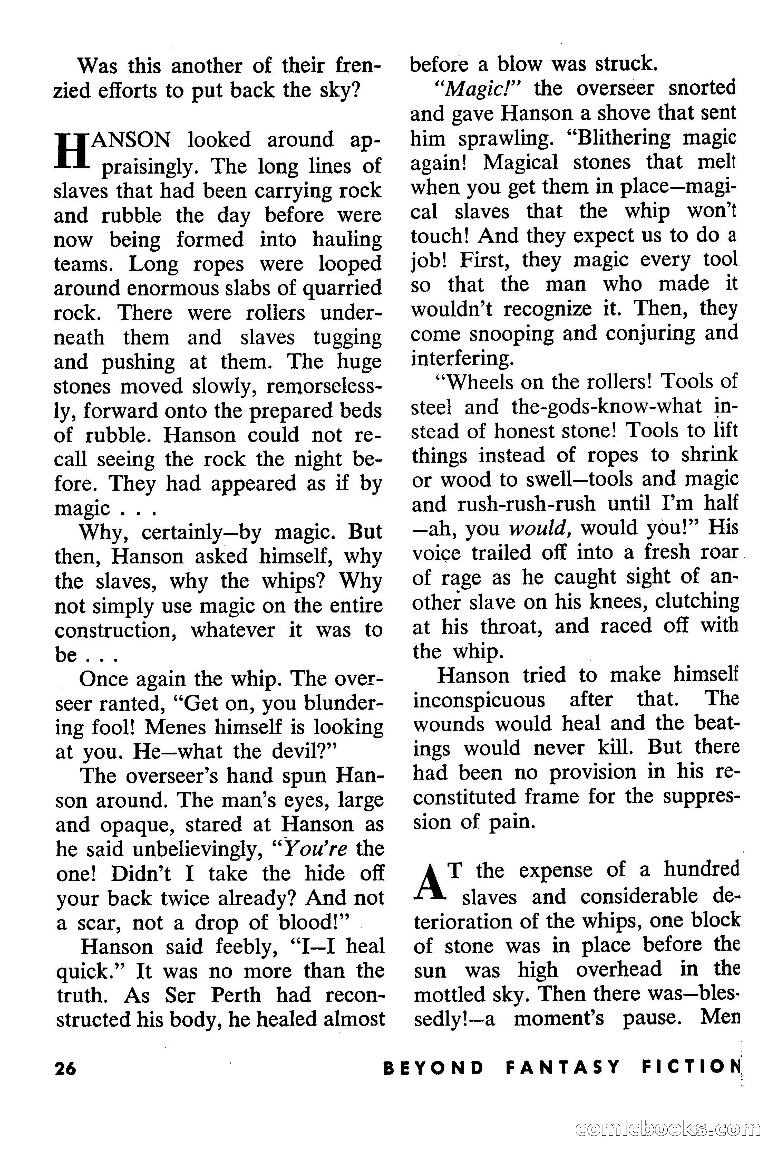 Beyond Fantasy Fiction, July 1954 — page 28 of 164