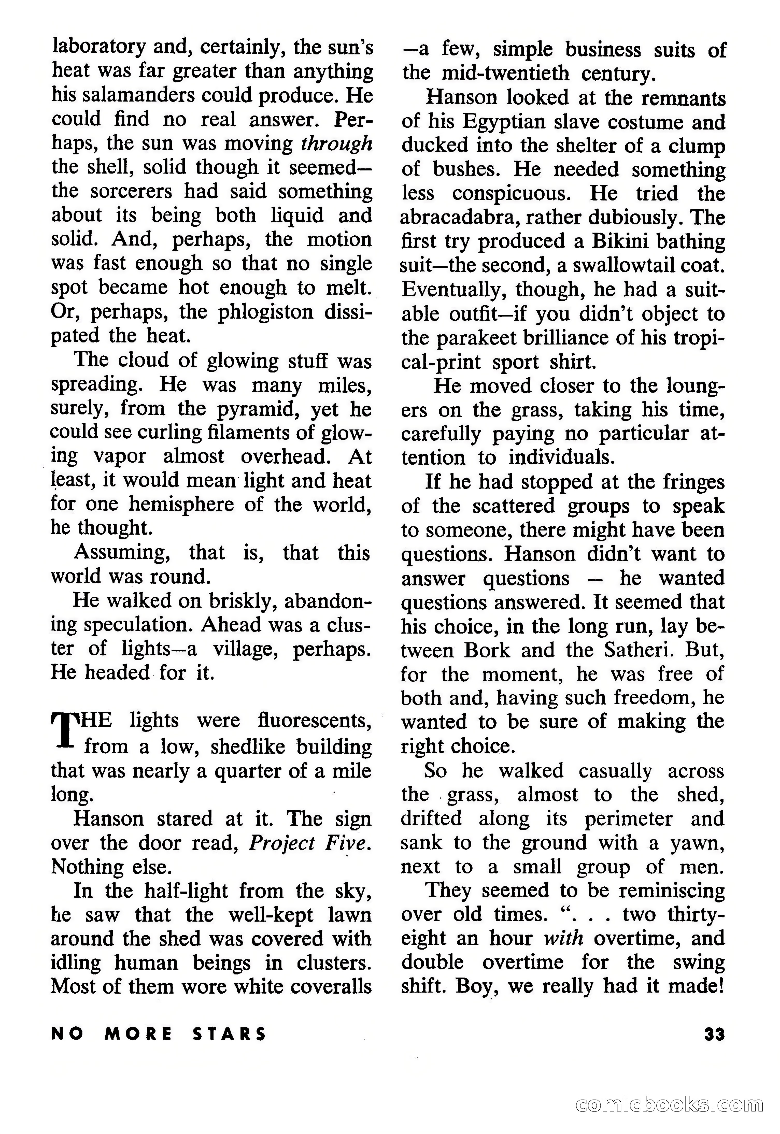 Beyond Fantasy Fiction, July 1954 — page 35 of 164