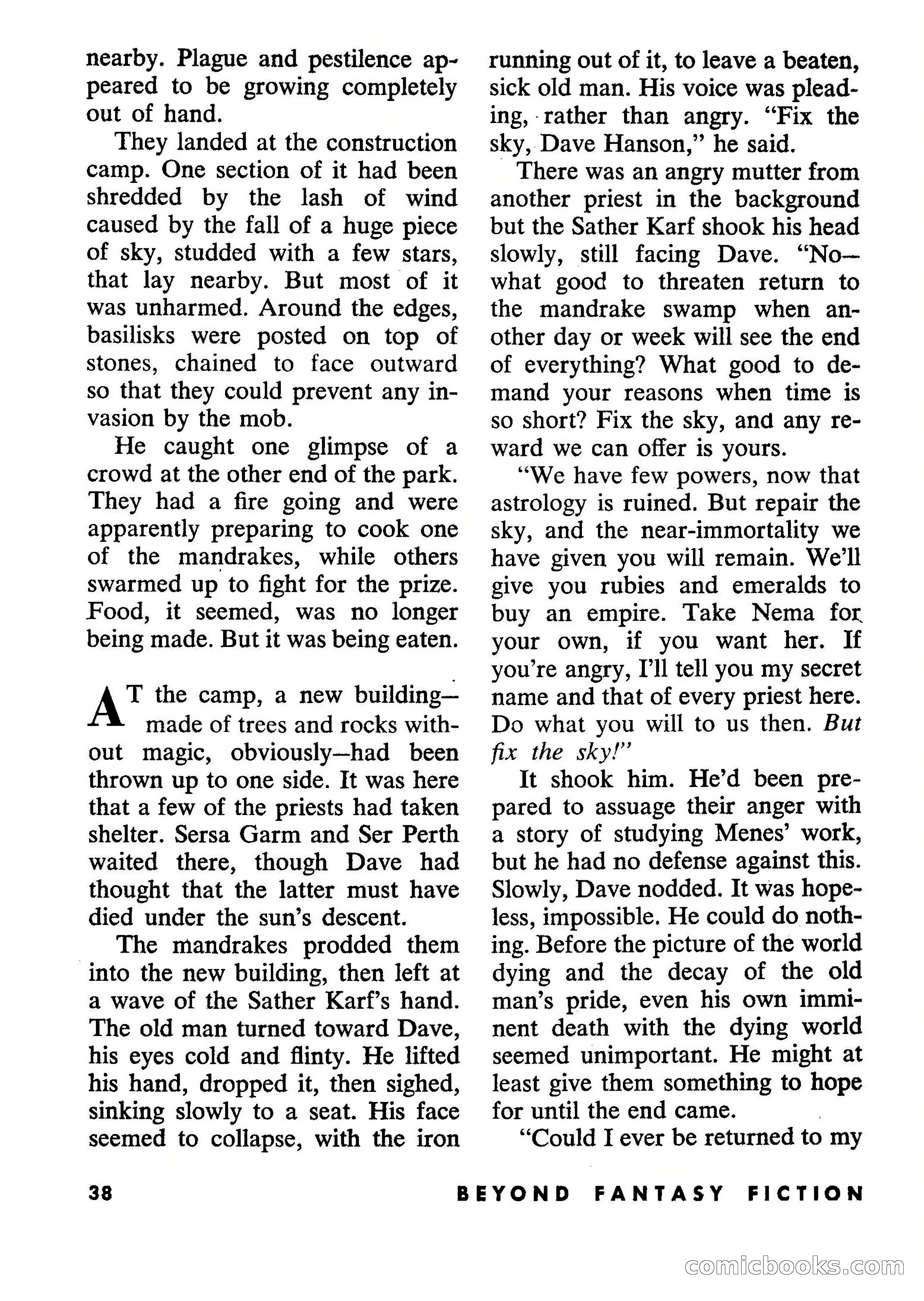 Beyond Fantasy Fiction, July 1954 — page 40 of 164