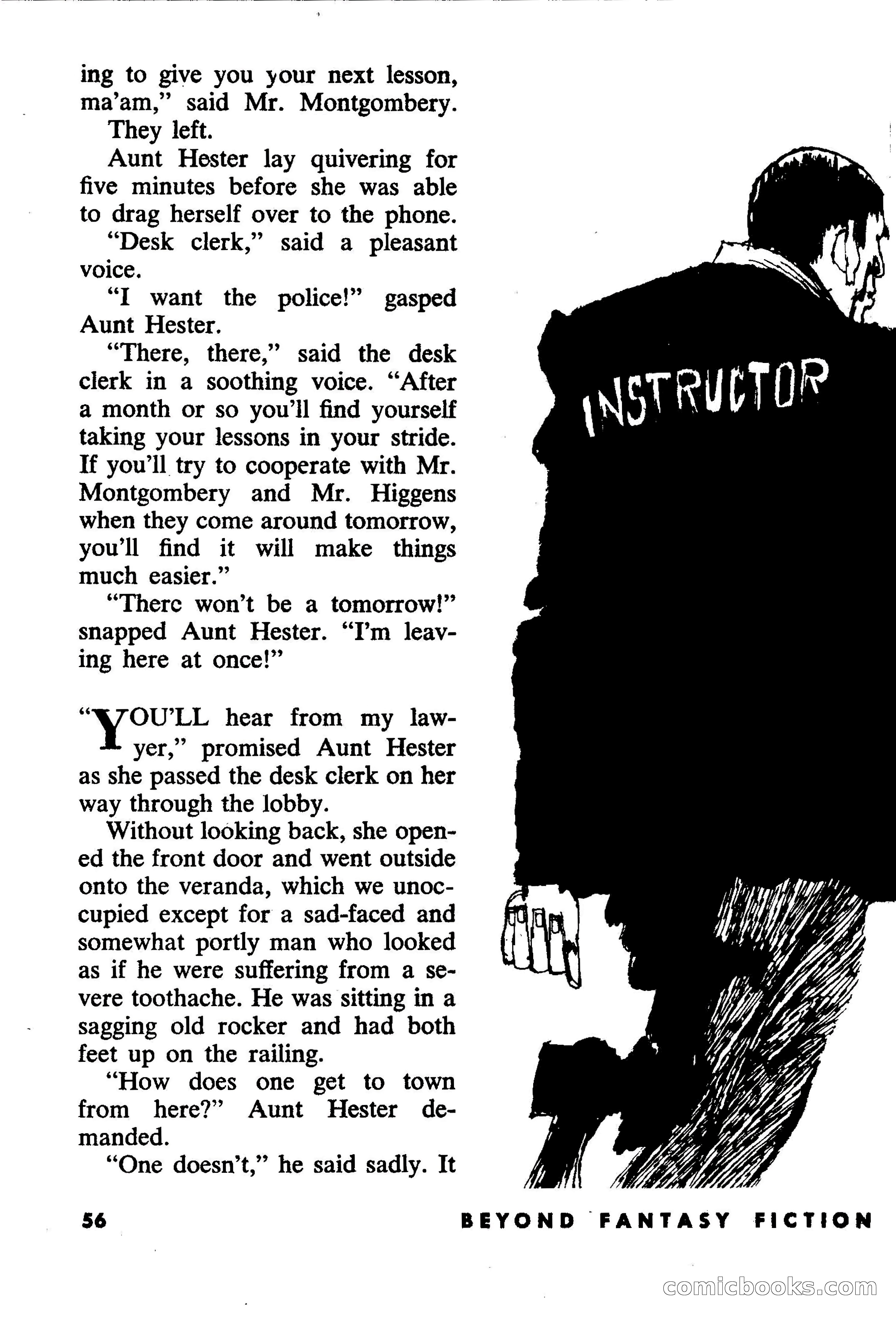 Beyond Fantasy Fiction, July 1954 — page 58 of 164