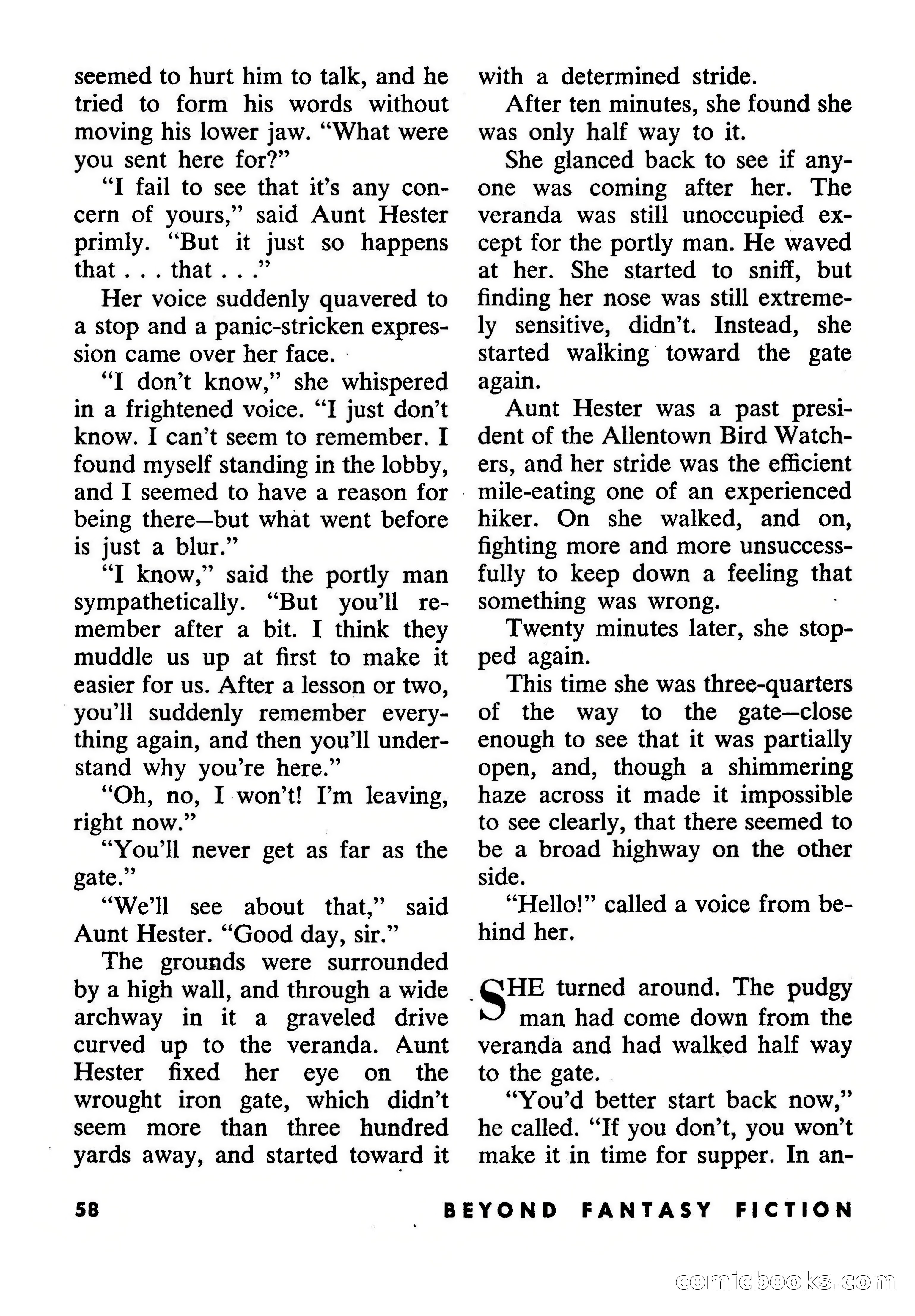 Beyond Fantasy Fiction, July 1954 — page 60 of 164