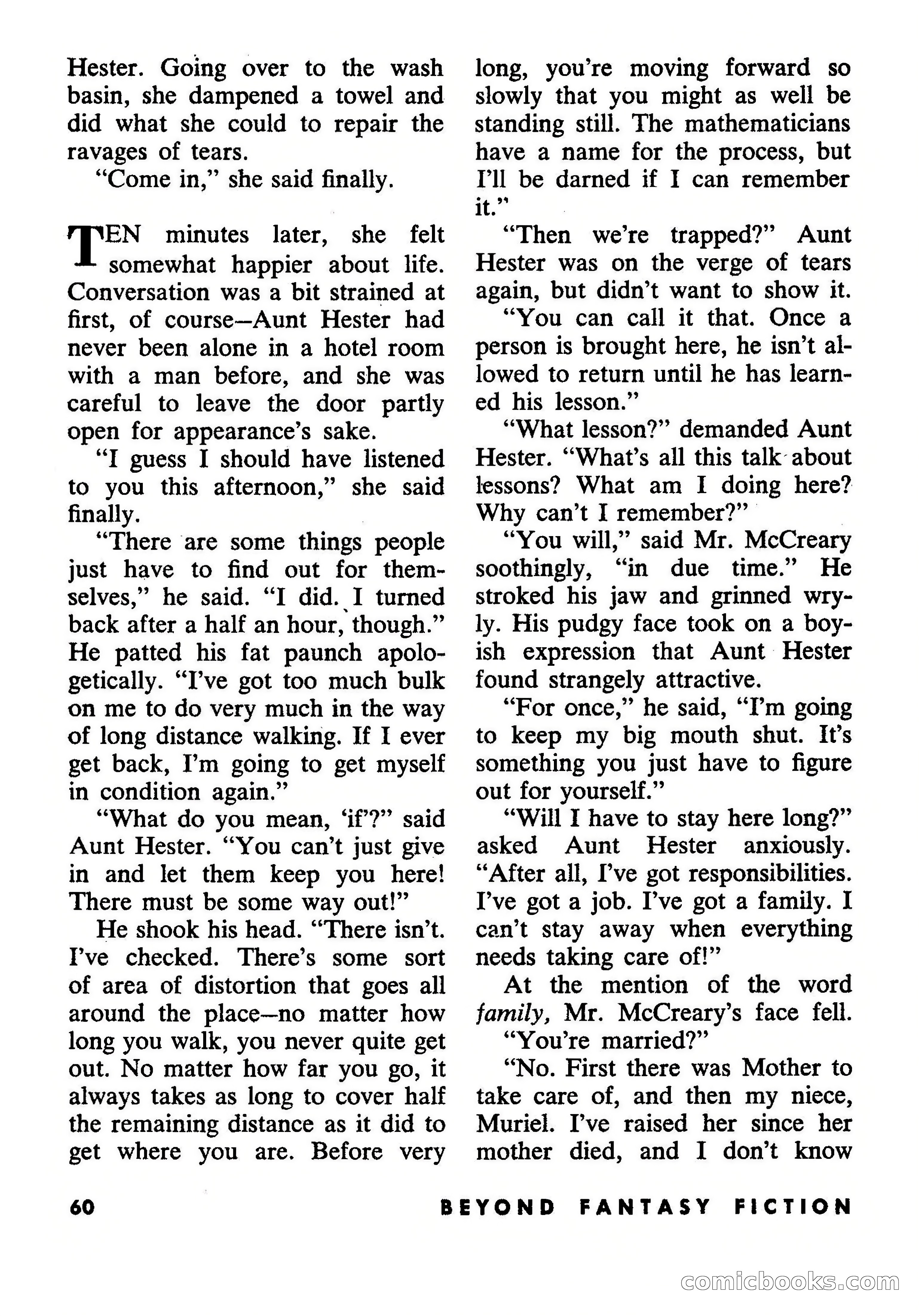 Beyond Fantasy Fiction, July 1954 — page 62 of 164