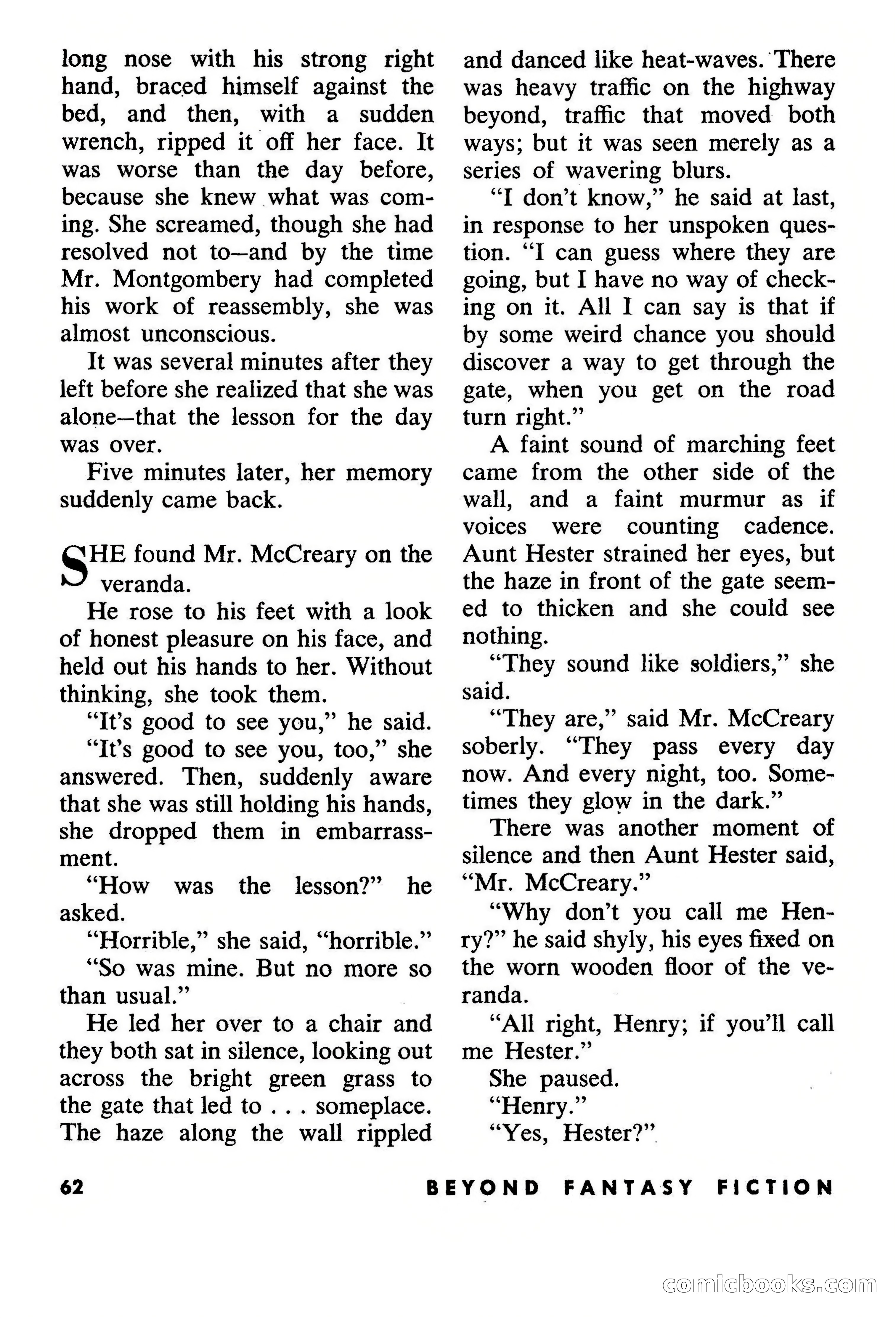 Beyond Fantasy Fiction, July 1954 — page 64 of 164