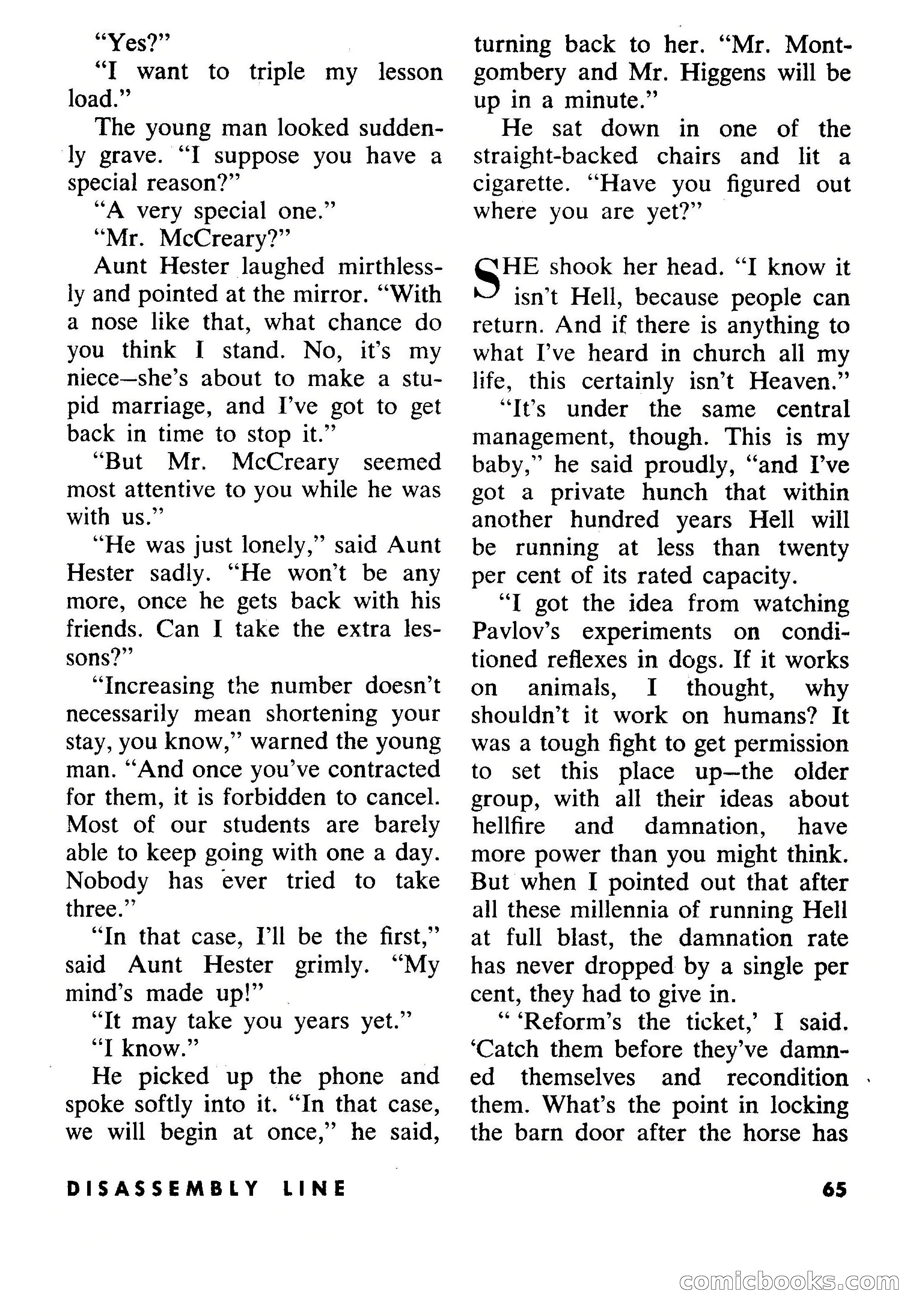 Beyond Fantasy Fiction, July 1954 — page 67 of 164