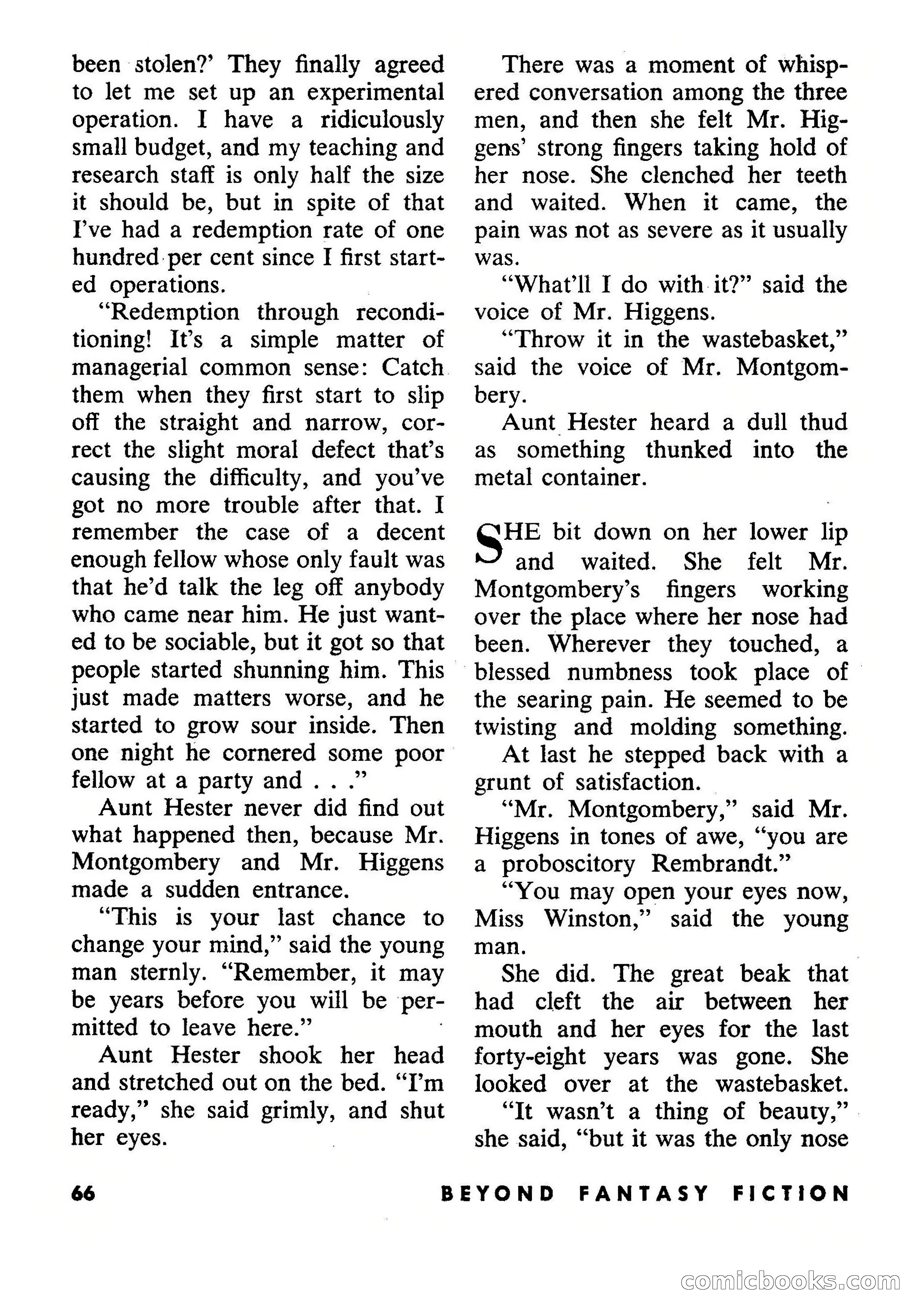 Beyond Fantasy Fiction, July 1954 — page 68 of 164