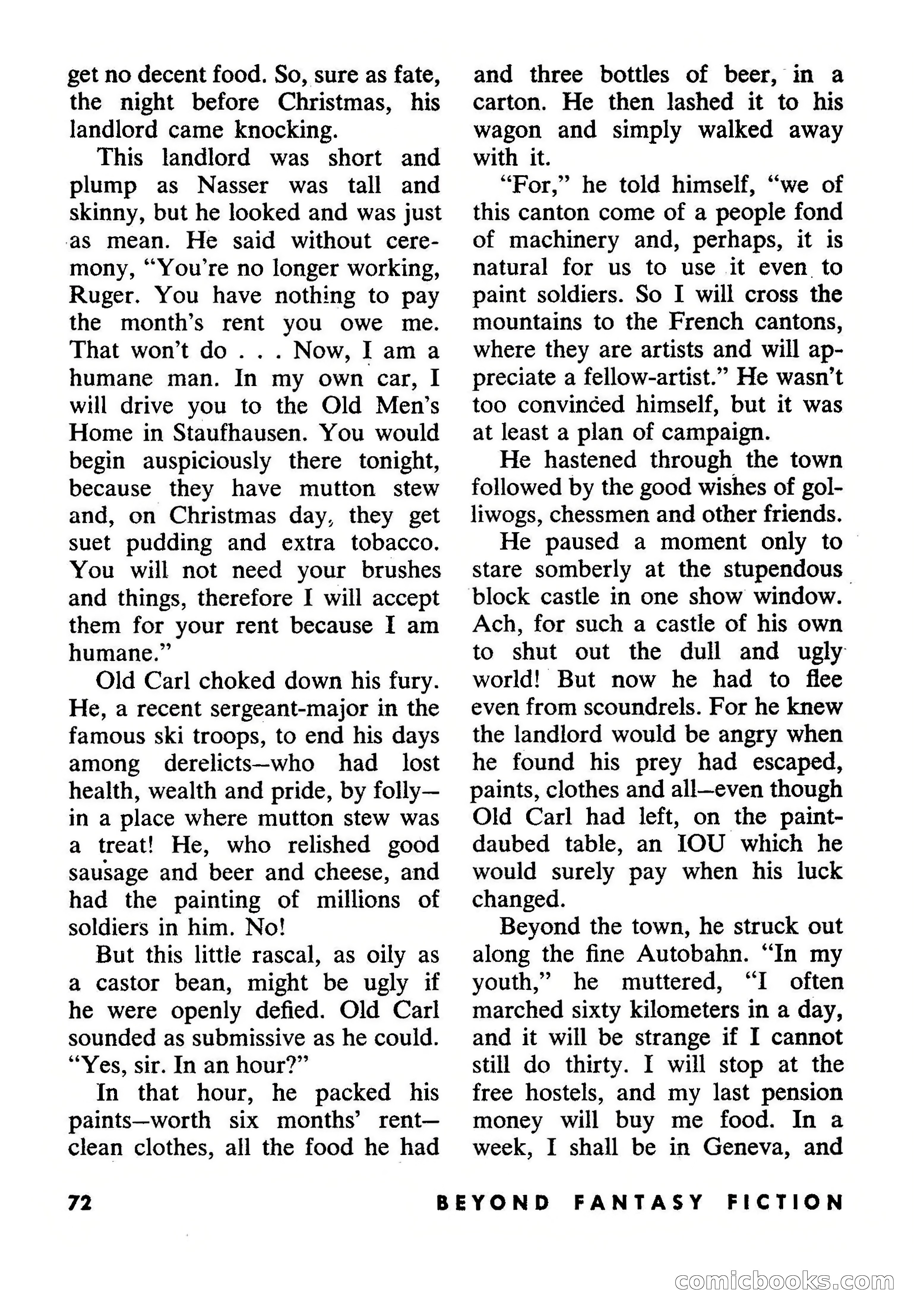 Beyond Fantasy Fiction, July 1954 — page 74 of 164