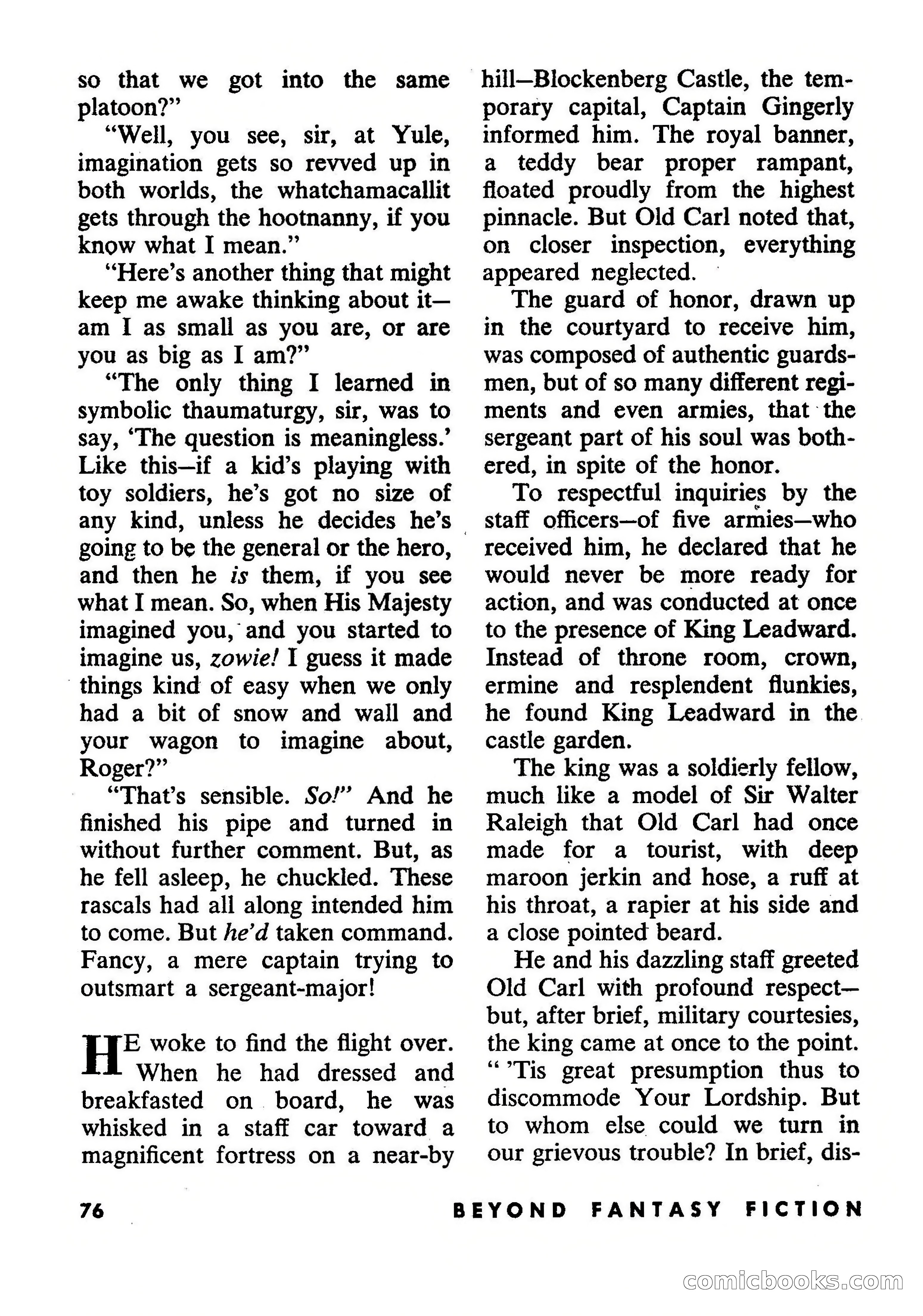 Beyond Fantasy Fiction, July 1954 — page 78 of 164
