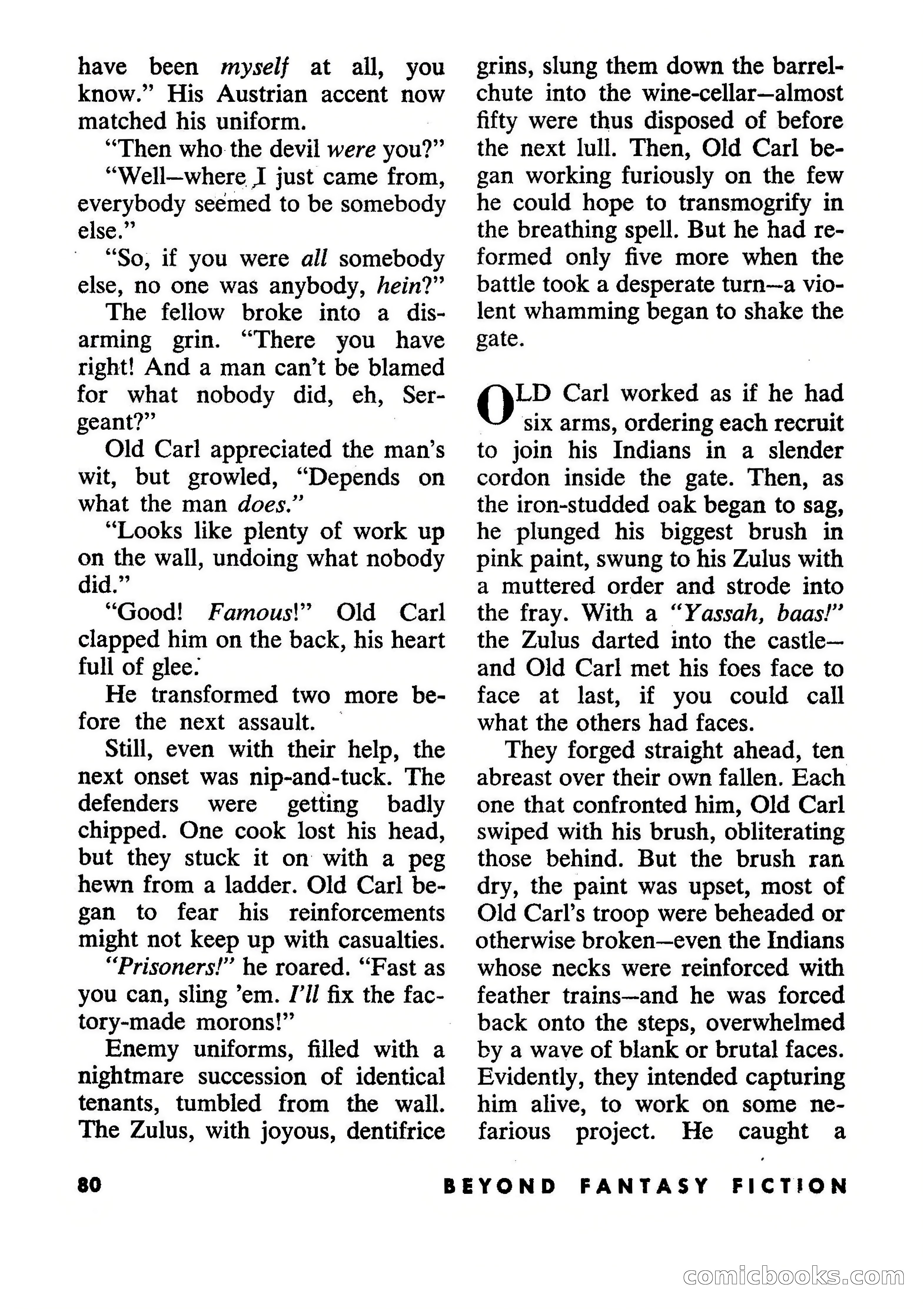 Beyond Fantasy Fiction, July 1954 — page 82 of 164
