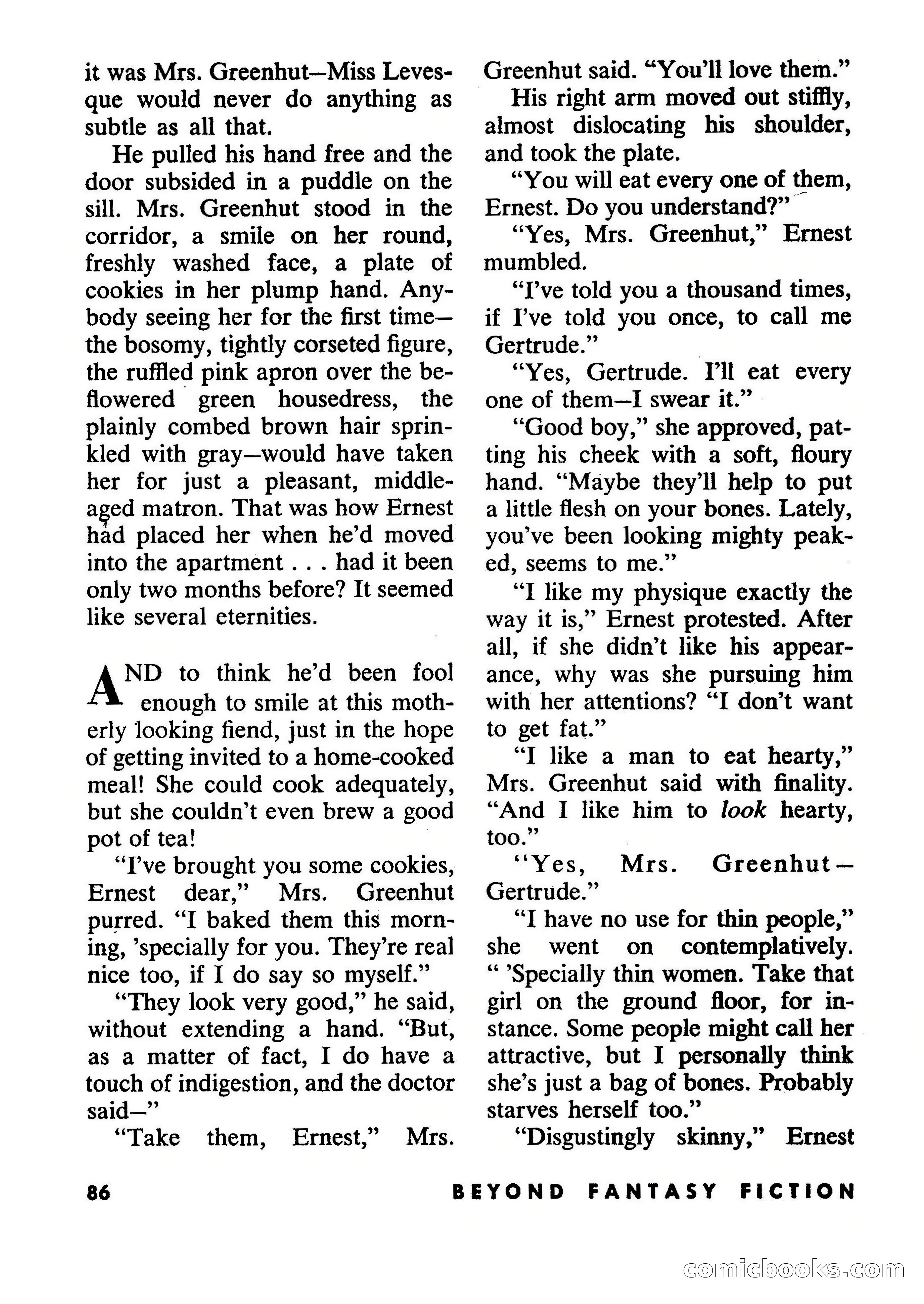 Beyond Fantasy Fiction, July 1954 — page 88 of 164