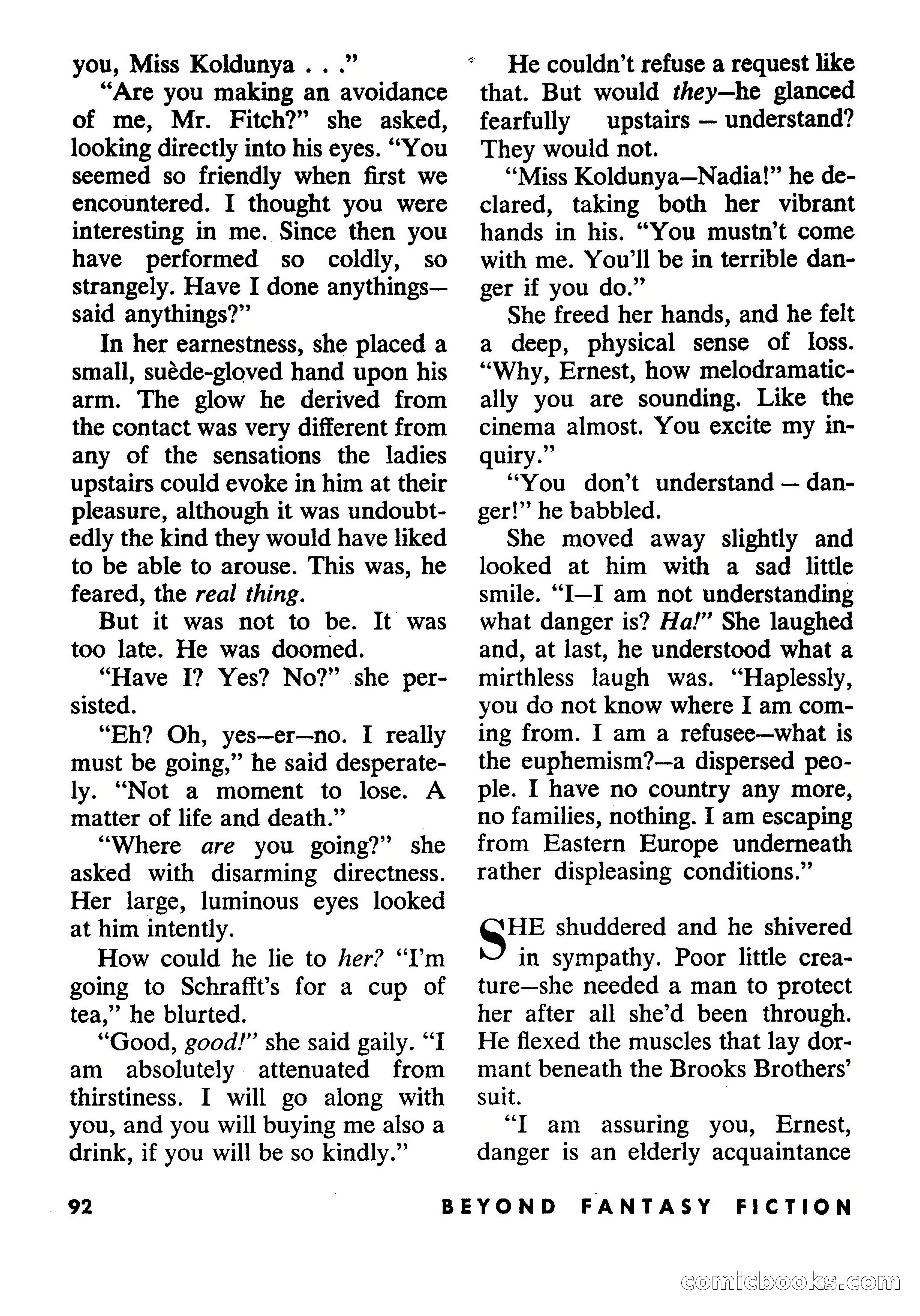 Beyond Fantasy Fiction, July 1954 — page 94 of 164