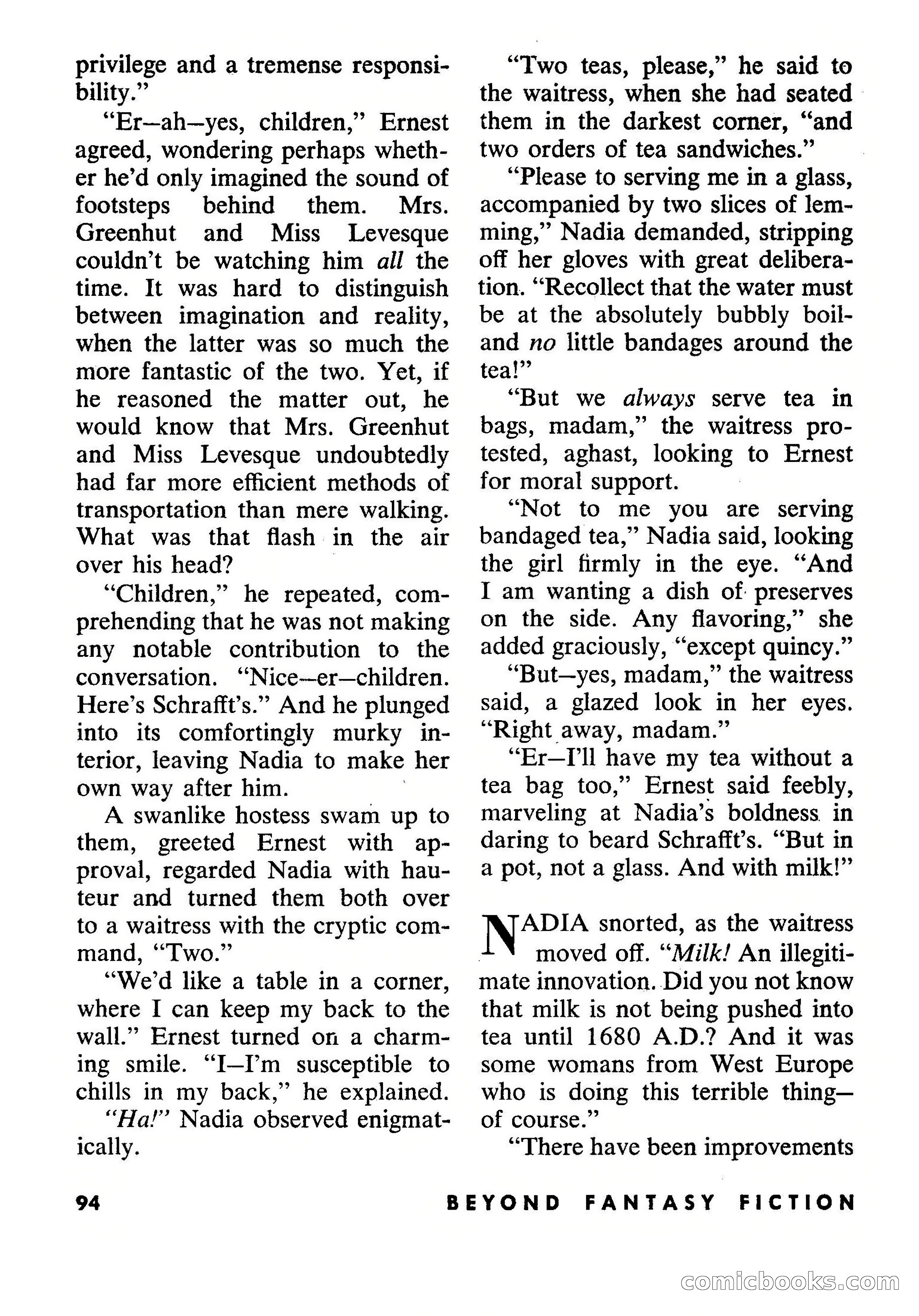 Beyond Fantasy Fiction, July 1954 — page 96 of 164