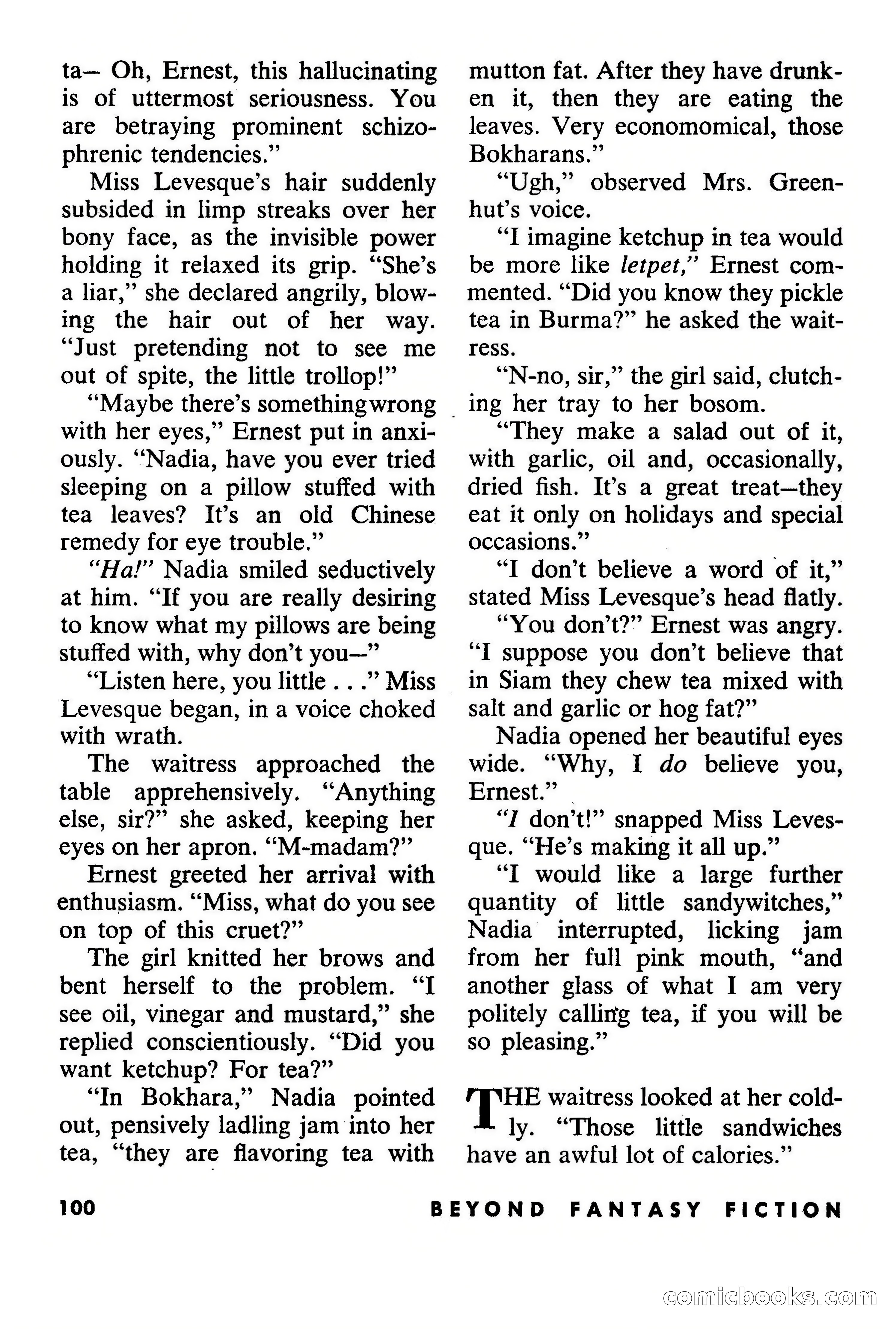 Beyond Fantasy Fiction, July 1954 — page 102 of 164