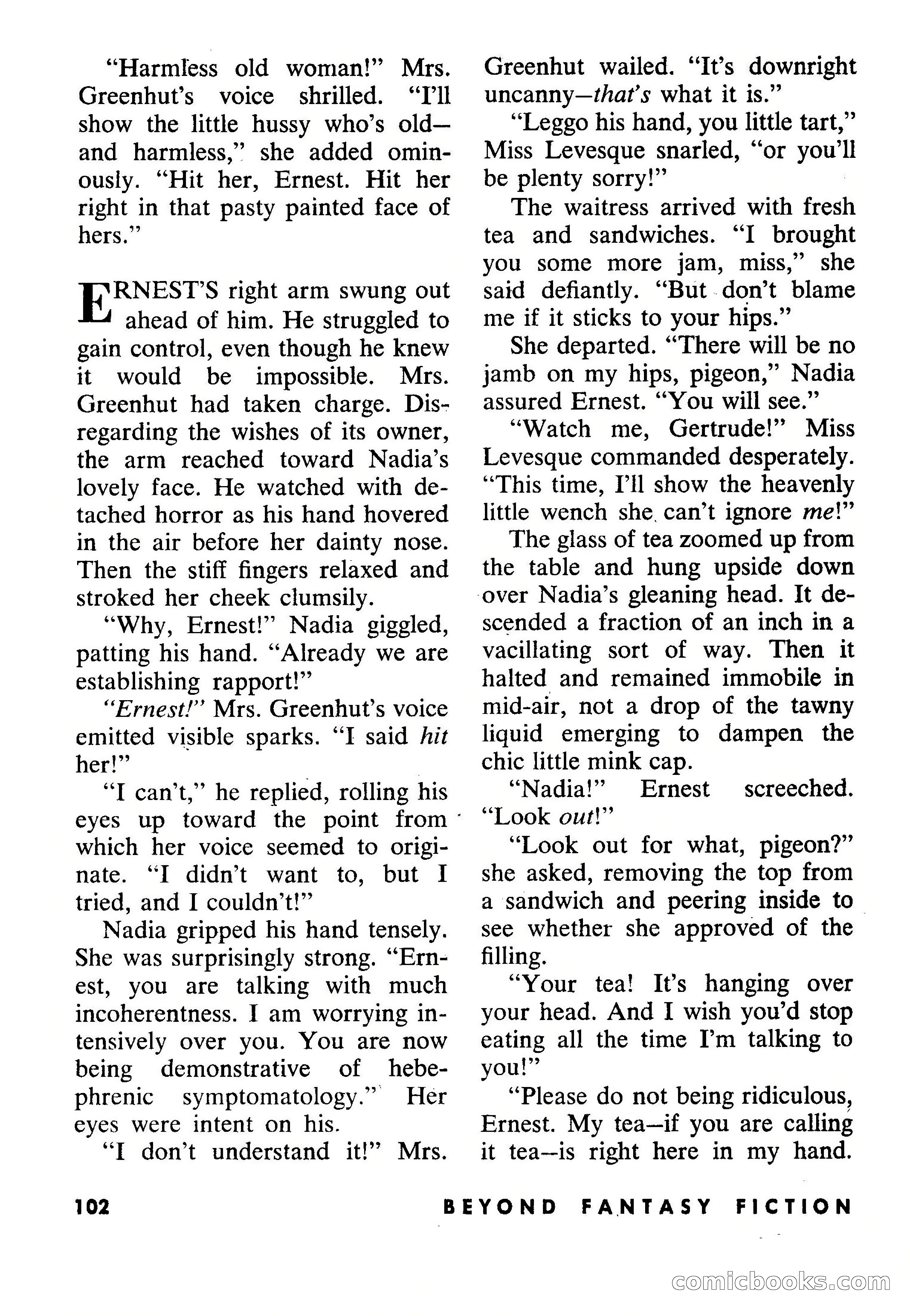 Beyond Fantasy Fiction, July 1954 — page 104 of 164