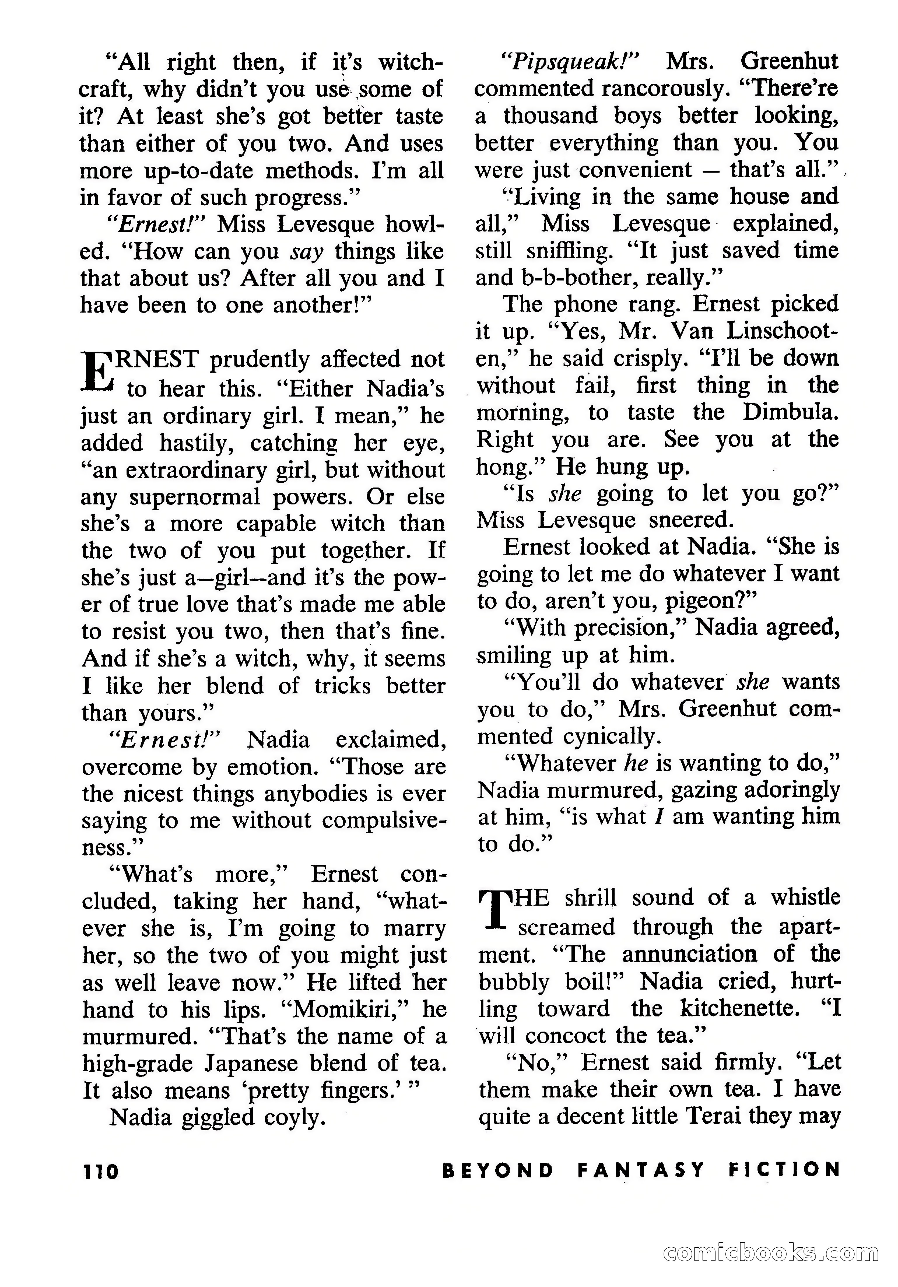 Beyond Fantasy Fiction, July 1954 — page 112 of 164