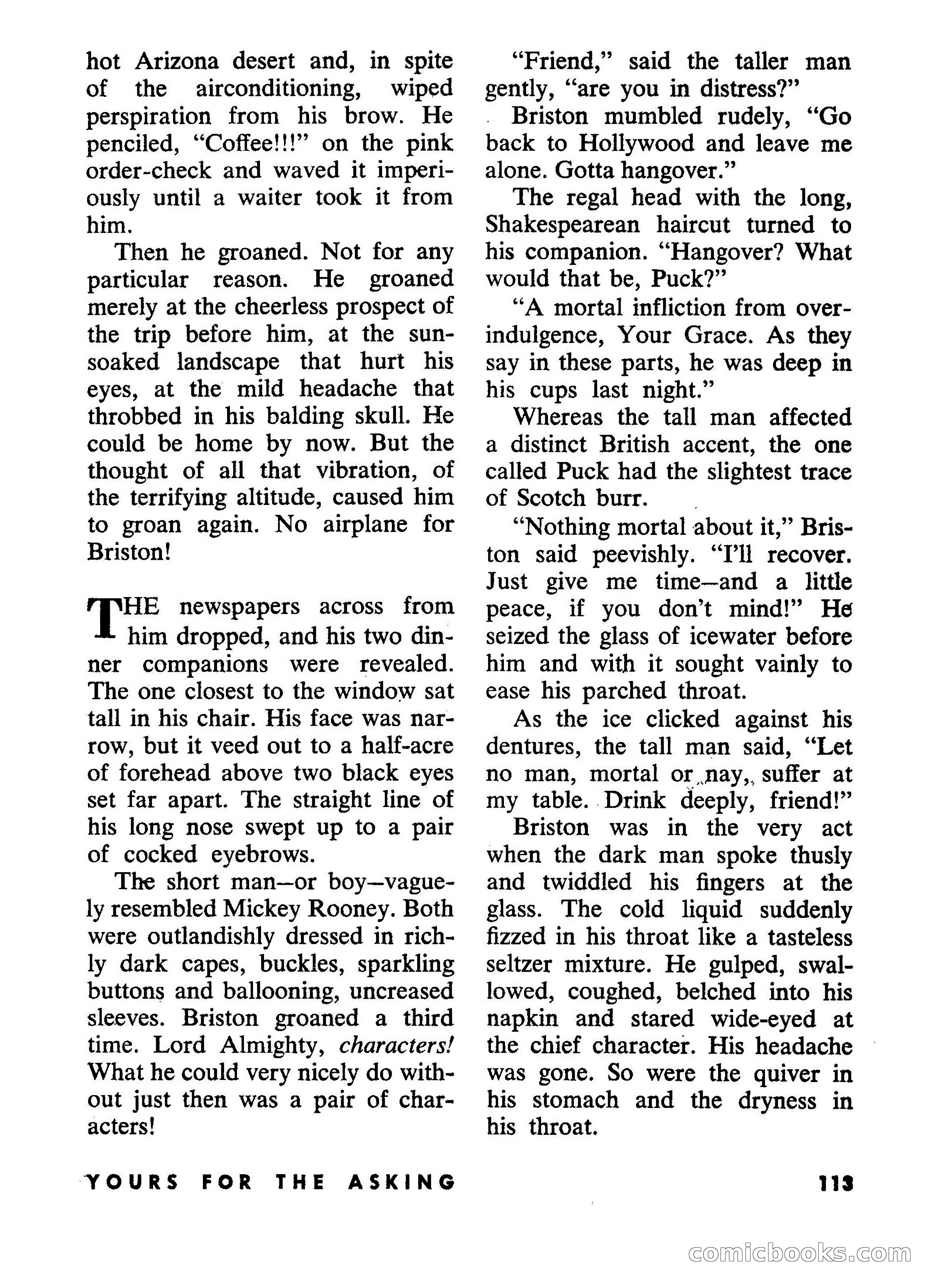 Beyond Fantasy Fiction, July 1954 — page 115 of 164