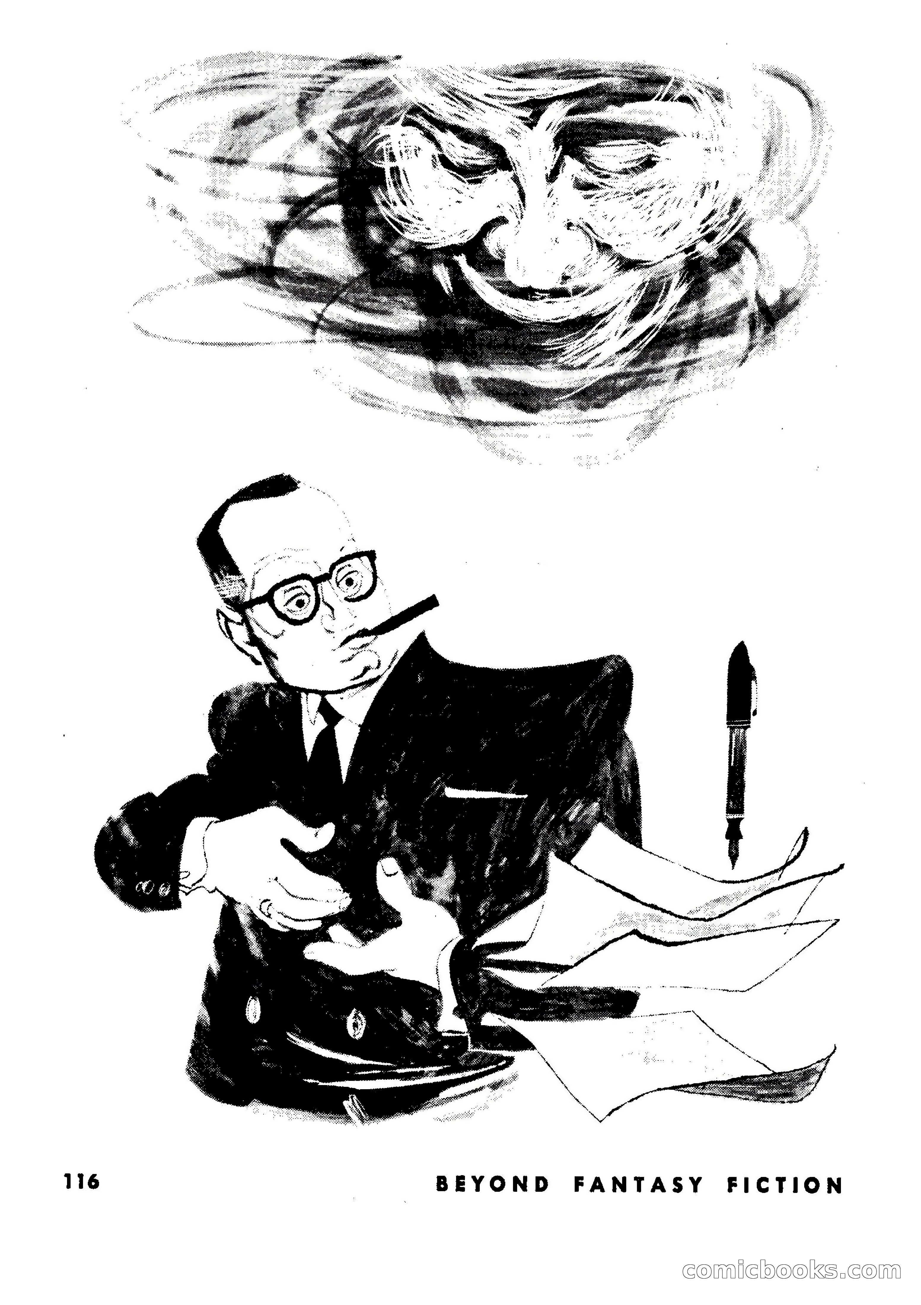 Beyond Fantasy Fiction, July 1954 — page 118 of 164