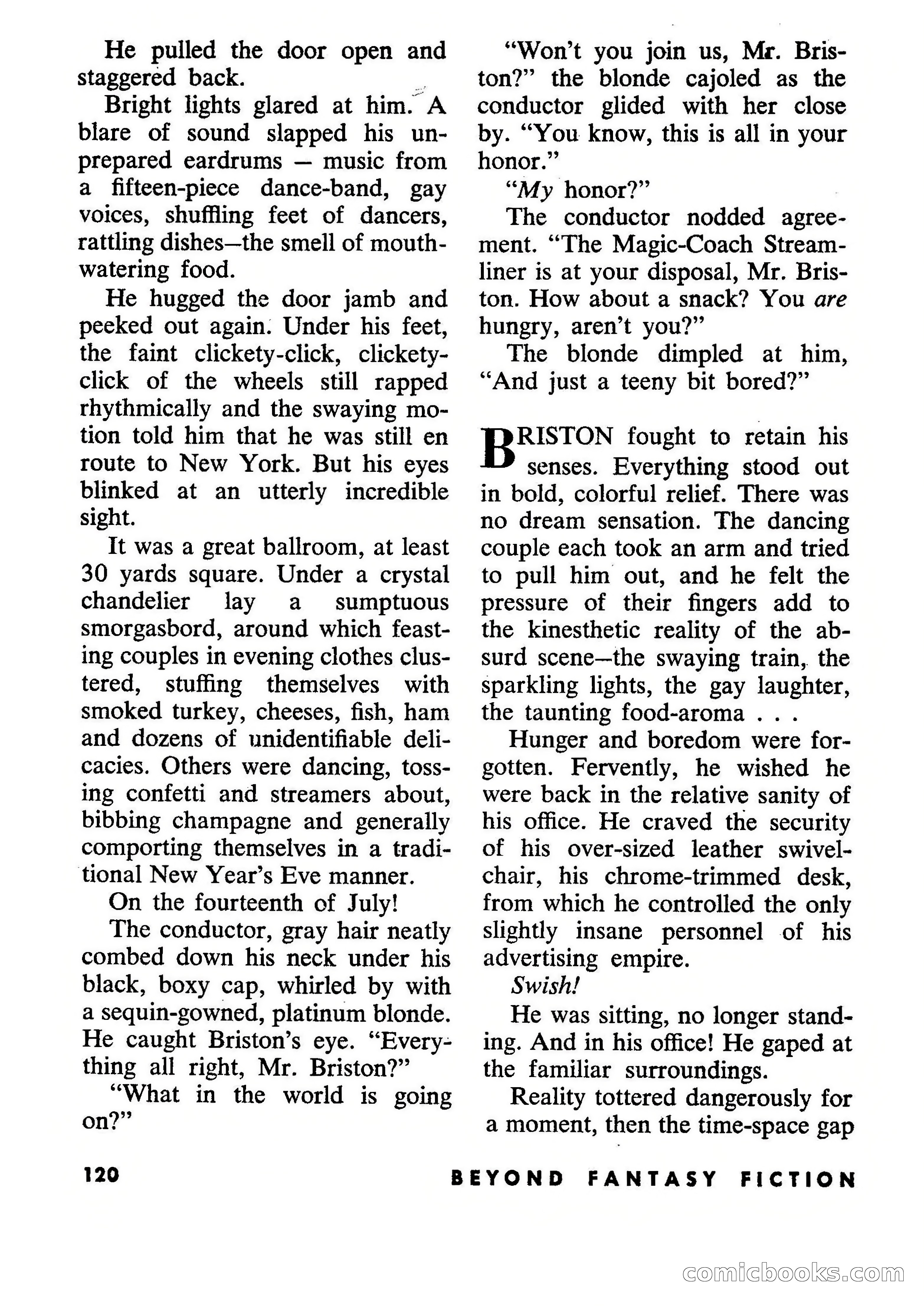 Beyond Fantasy Fiction, July 1954 — page 122 of 164
