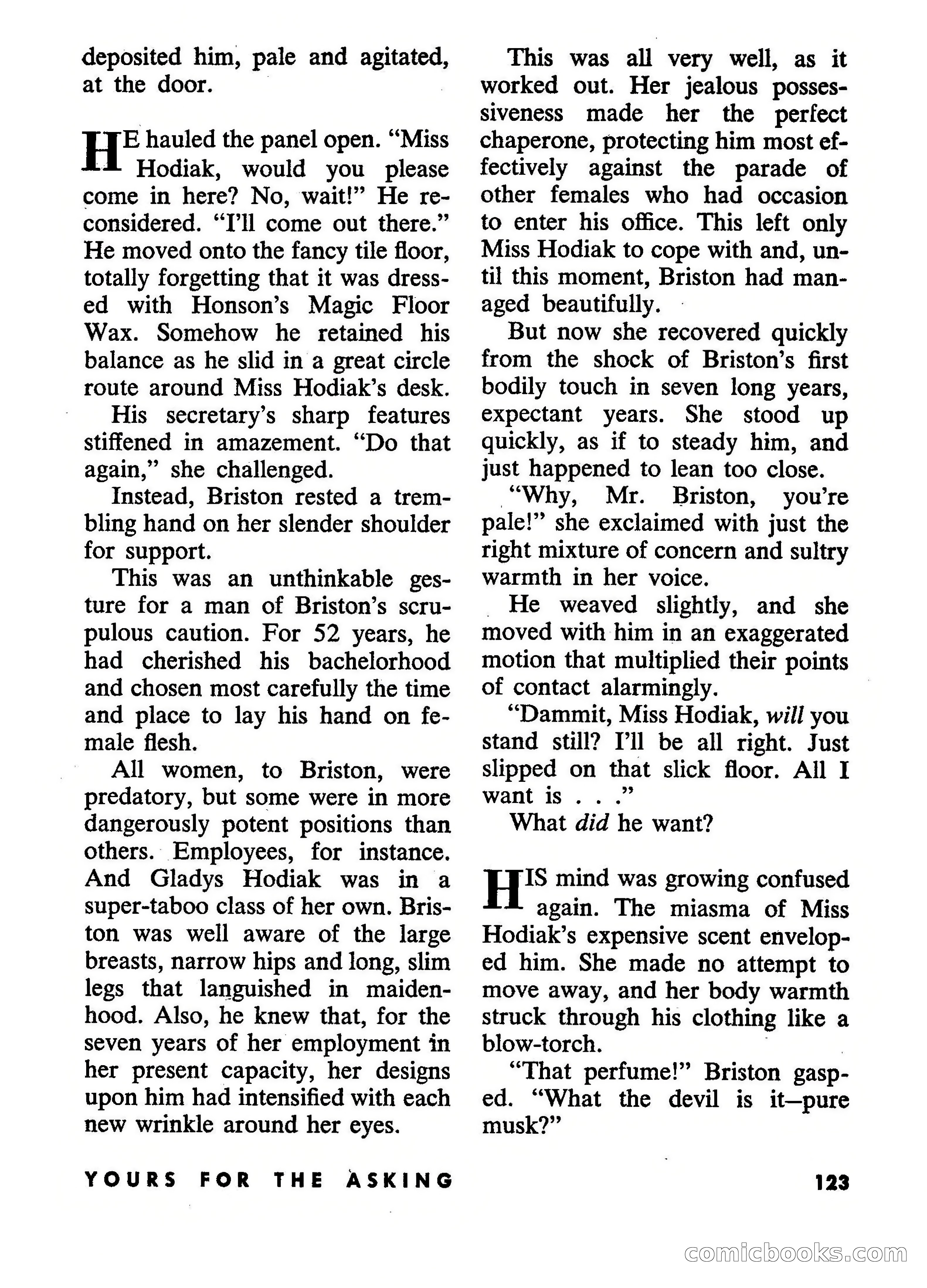 Beyond Fantasy Fiction, July 1954 — page 125 of 164