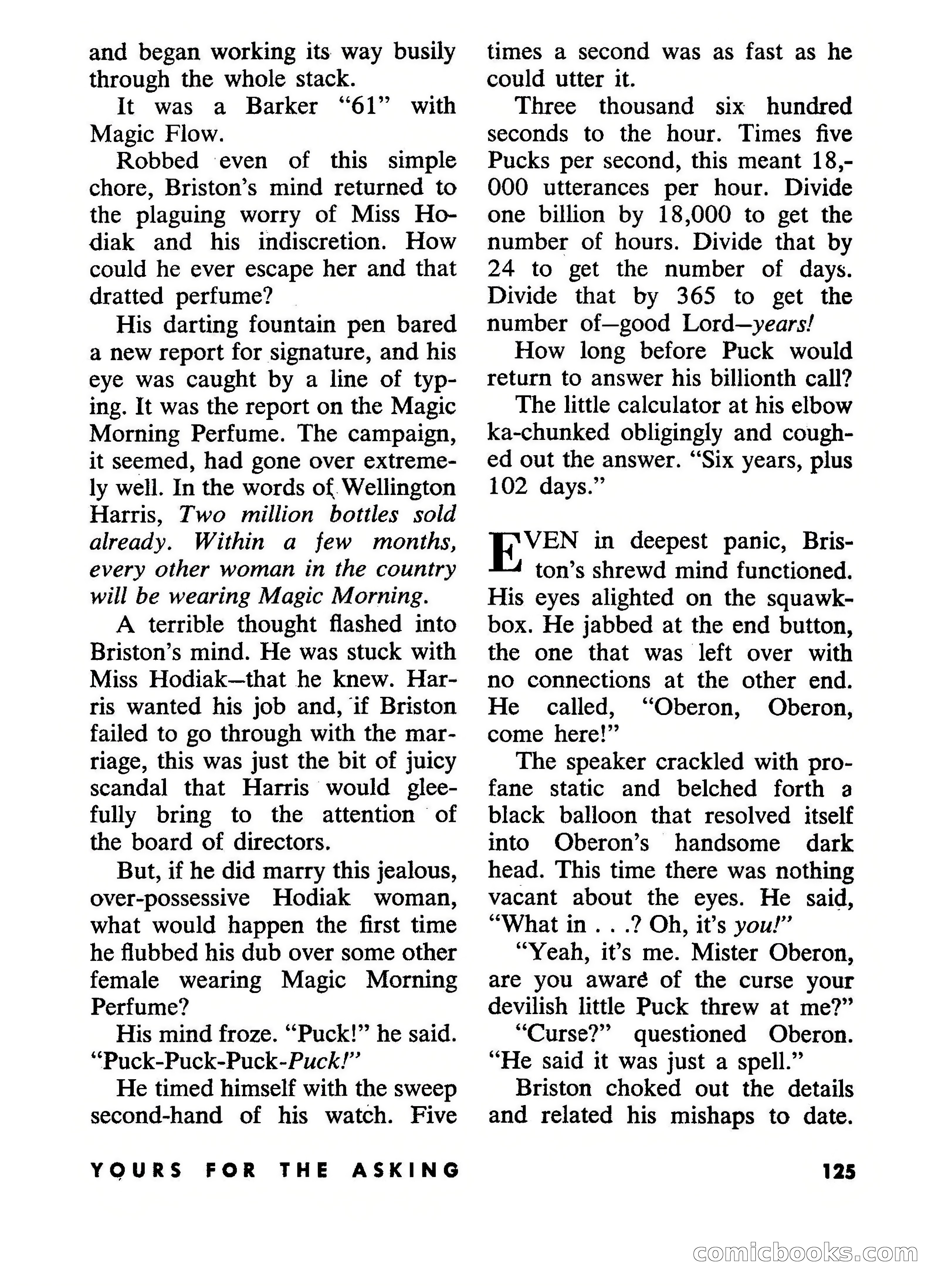 Beyond Fantasy Fiction, July 1954 — page 127 of 164