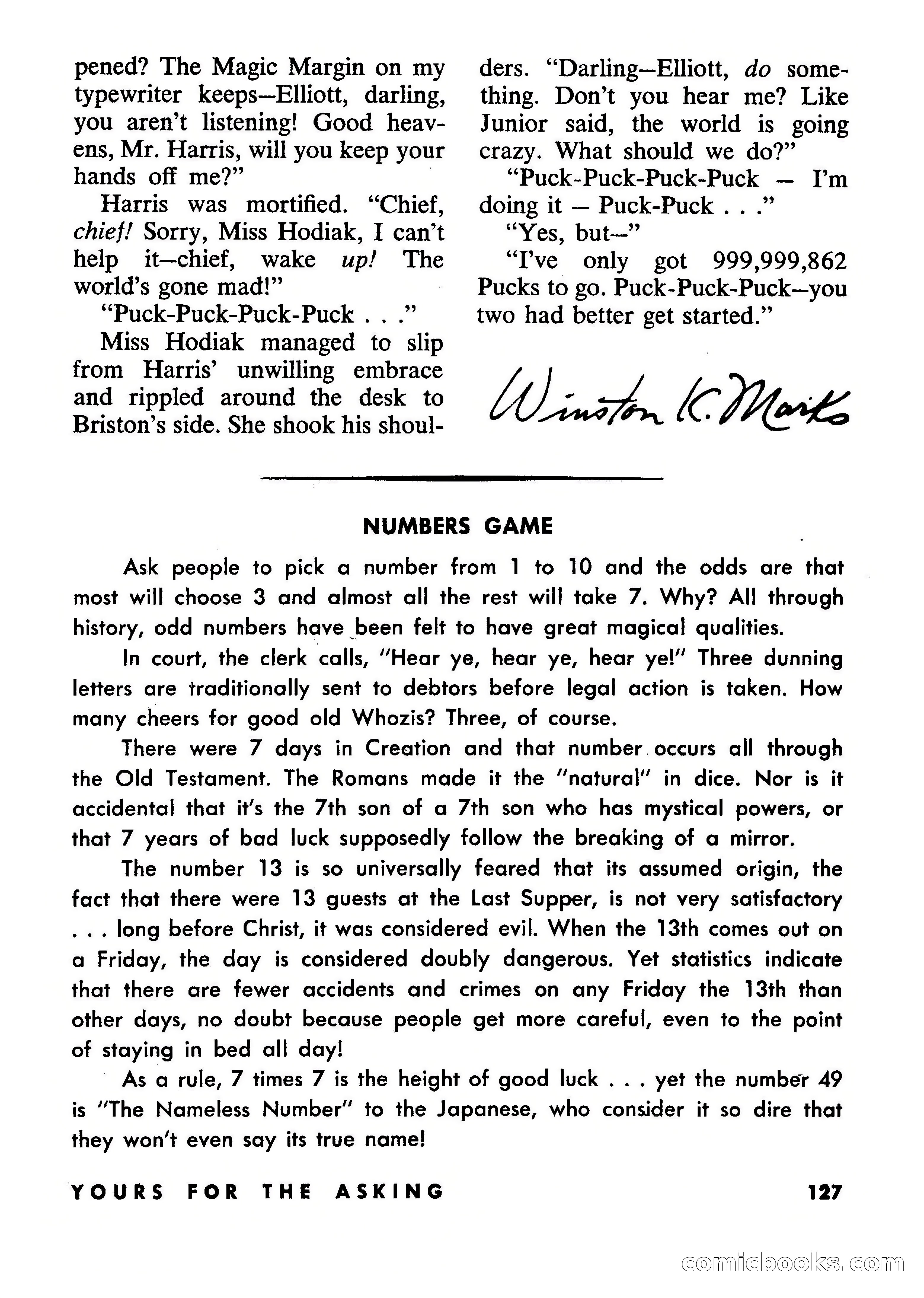 Beyond Fantasy Fiction, July 1954 — page 129 of 164