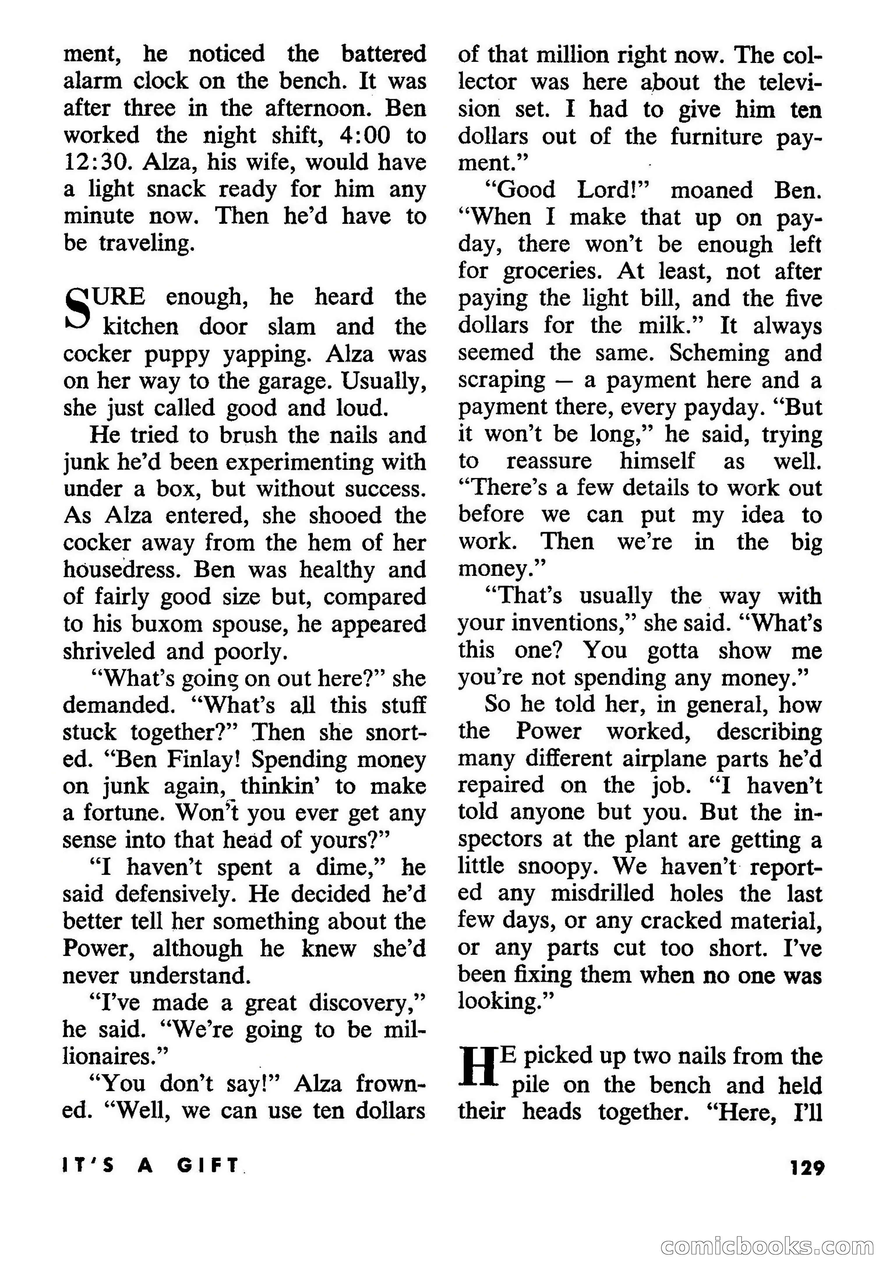 Beyond Fantasy Fiction, July 1954 — page 131 of 164